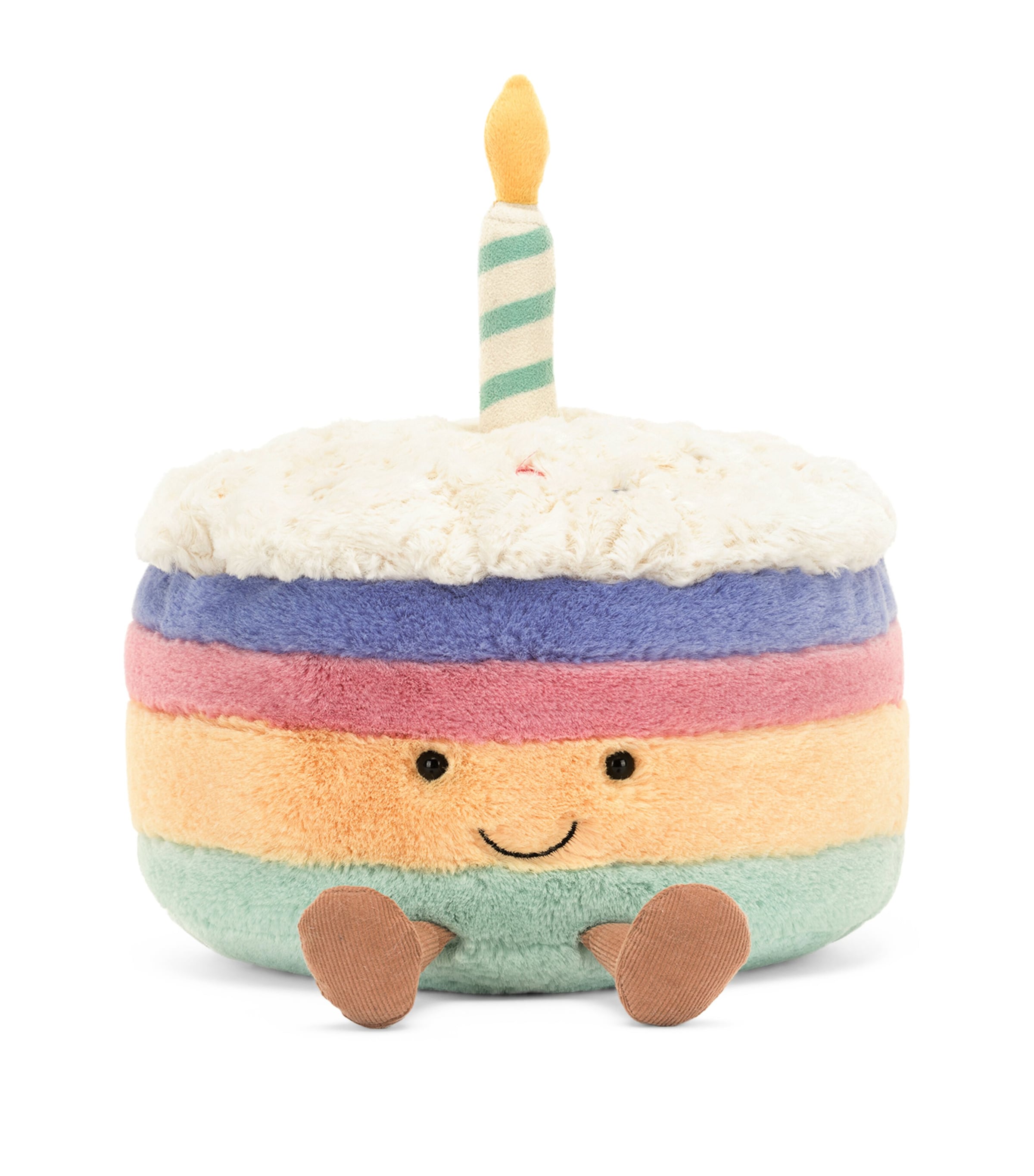 Jellycat Amuseable Rainbow Birthday Cake In Multi