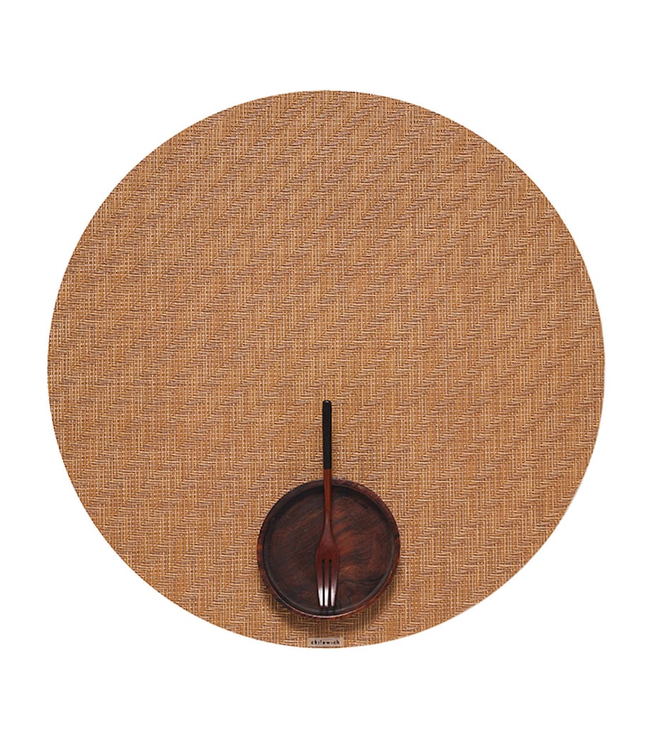 TerraStrand Foxtail Round Placemat (38cm) HONEY Image 2