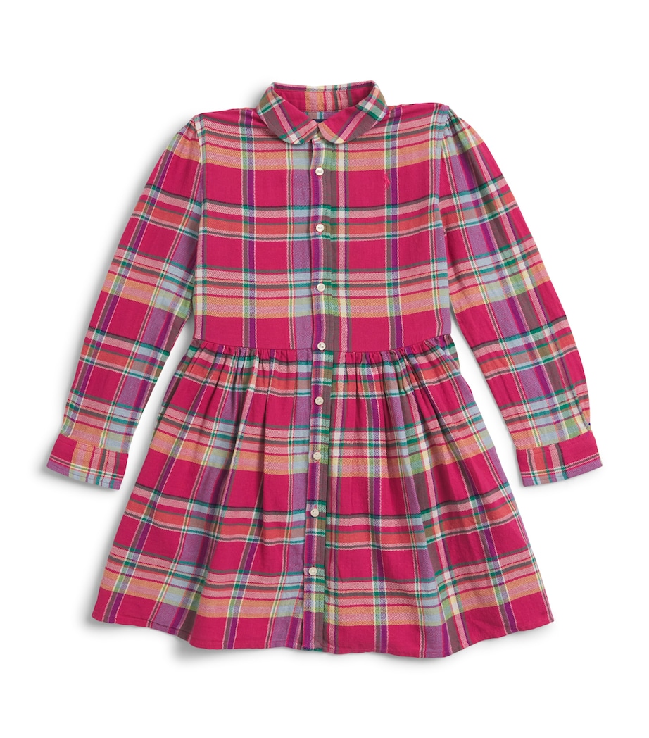 Ralph Lauren Kids Cotton Check Buttoned Dress (2-6 Years) Image 1