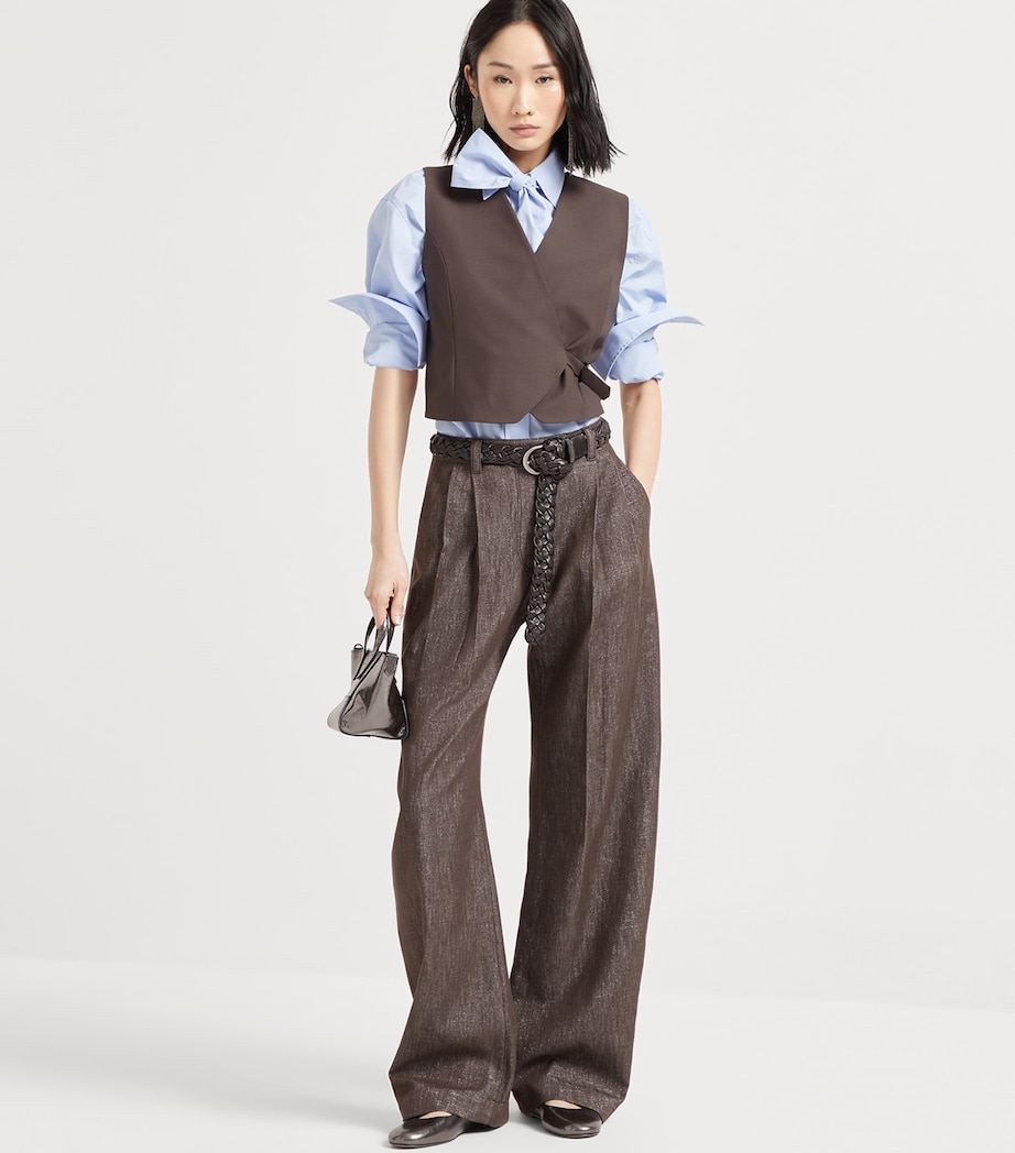 Tropical Luxury Wool Vest C019 Image 4