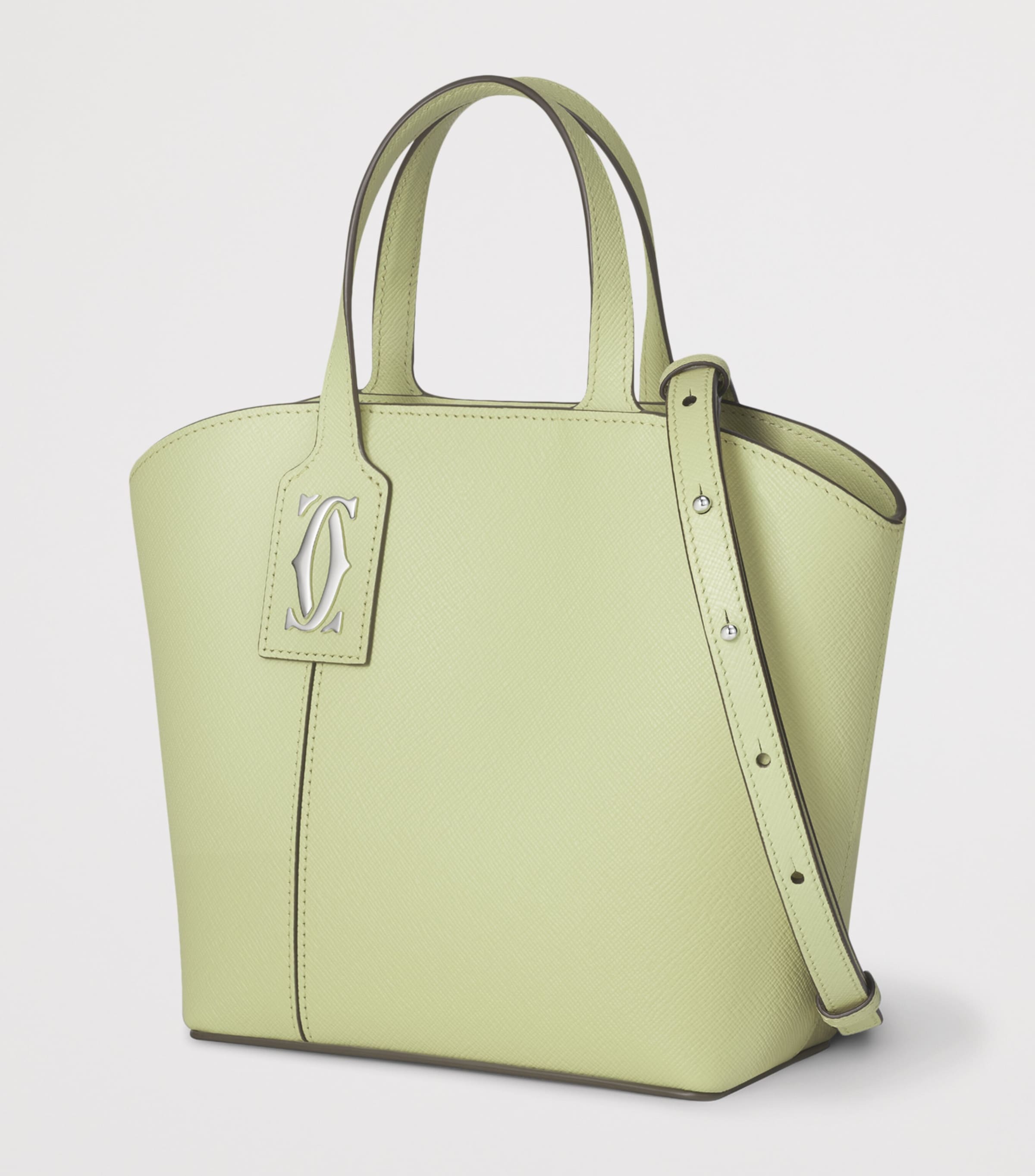Cartier Mini Leather C de Cartier Tote Bag Citrus Image 3
