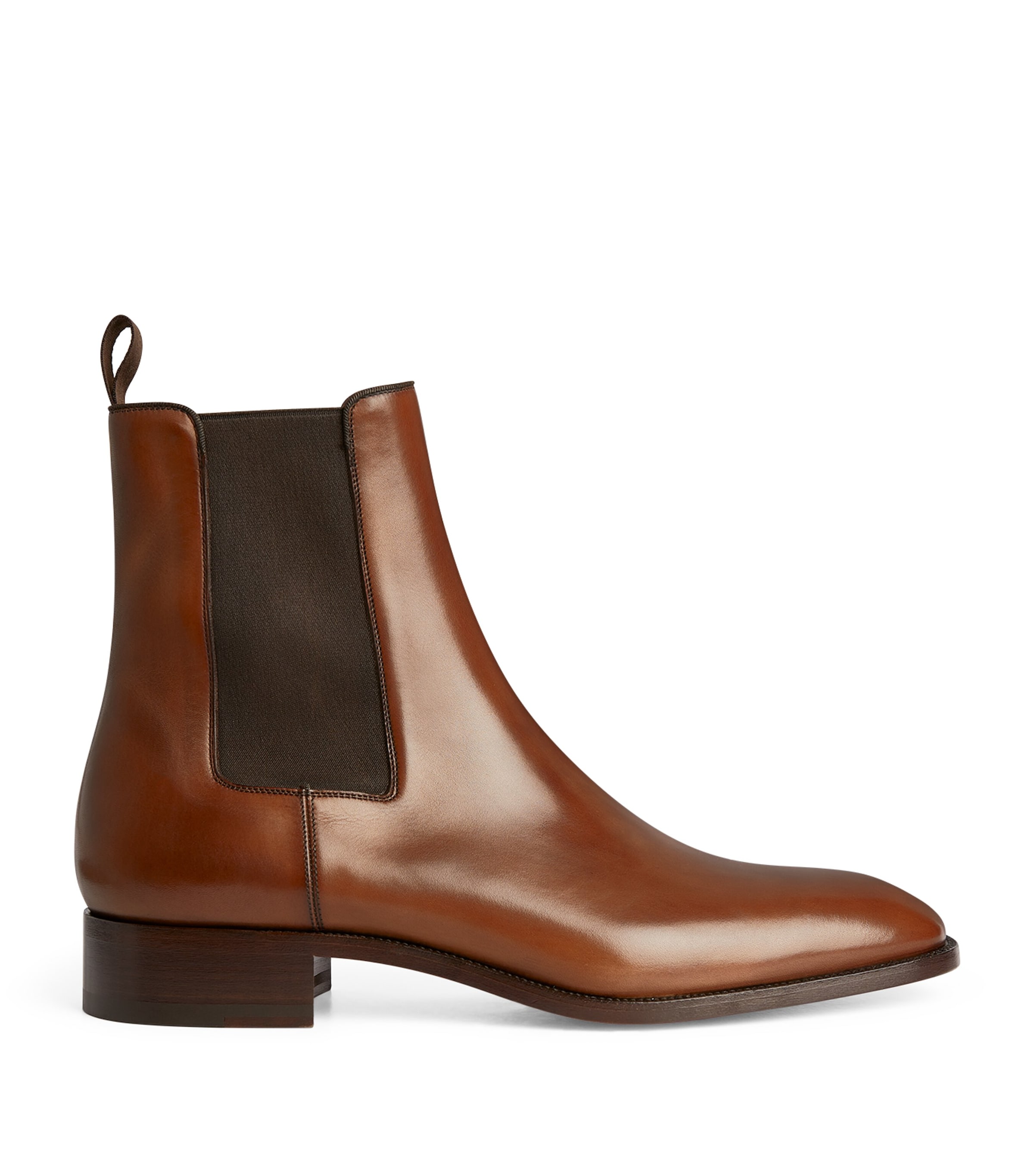 Christian Louboutin Brown Samson Leather Boots | Harrods US