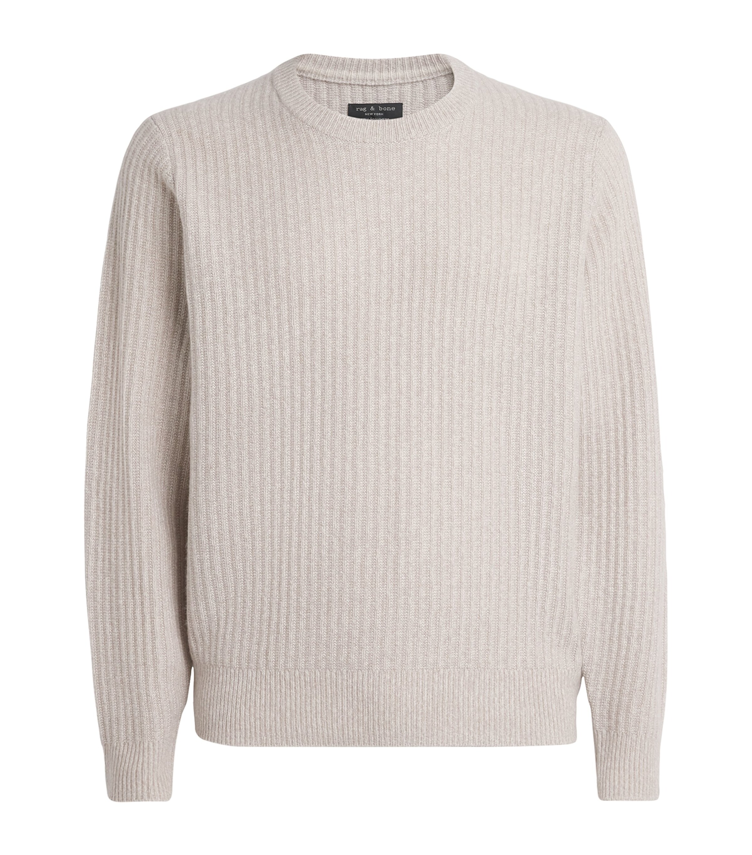 Ribbed Rag Rag & Bone Beige Cashmere Ribbed Sweater | Harrods AU