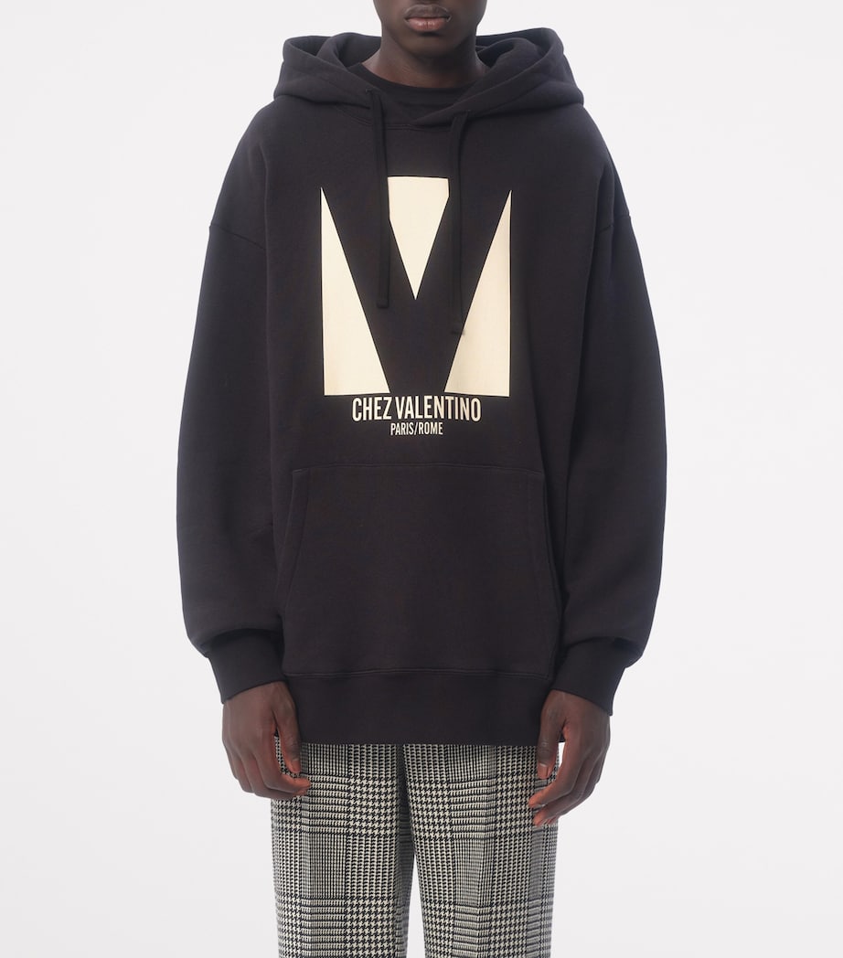 Cotton Chez Valentino Hoodie 0NO Image 2