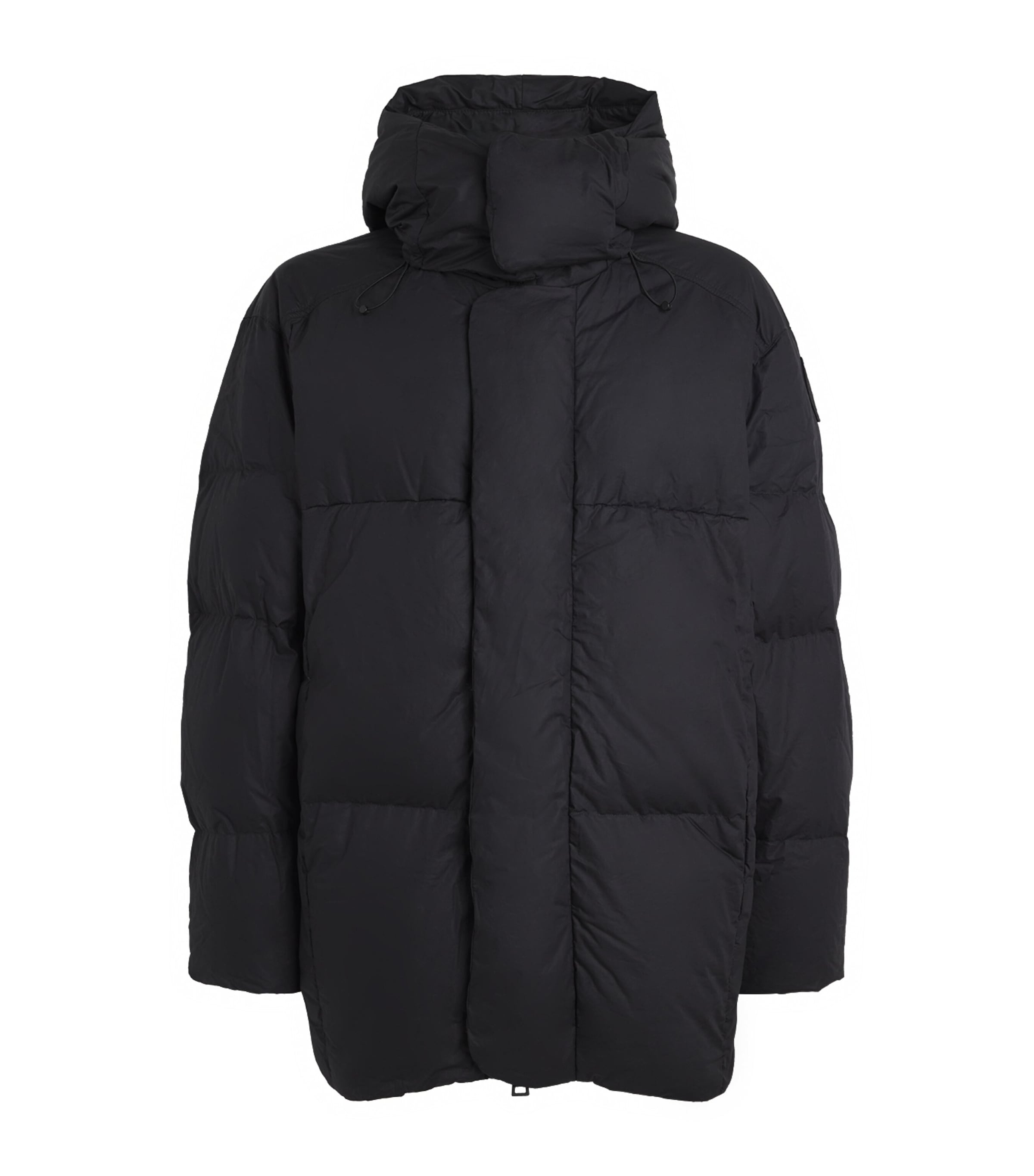 Shop Canada Goose Mid-leg Wilu Duvet Puffer Jacket In Black