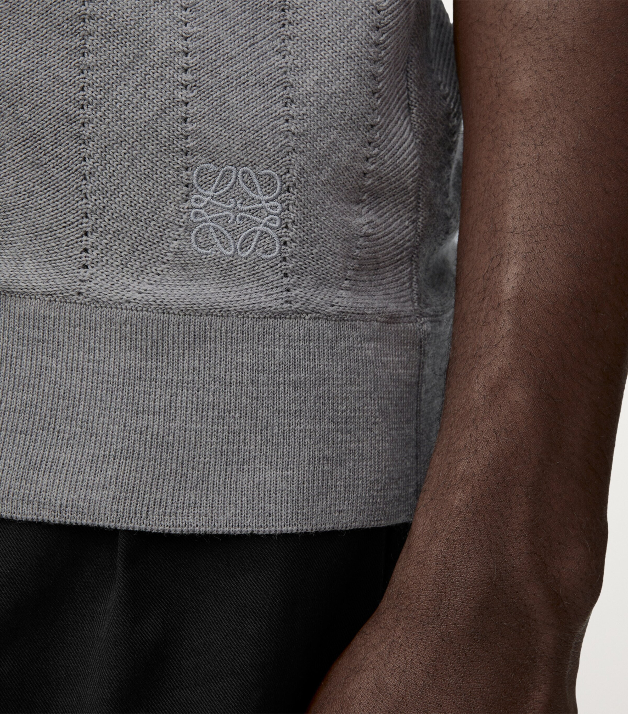 Wool-Blend Zigzag Sweater Vest GREY/MULTICOLOR Image 5