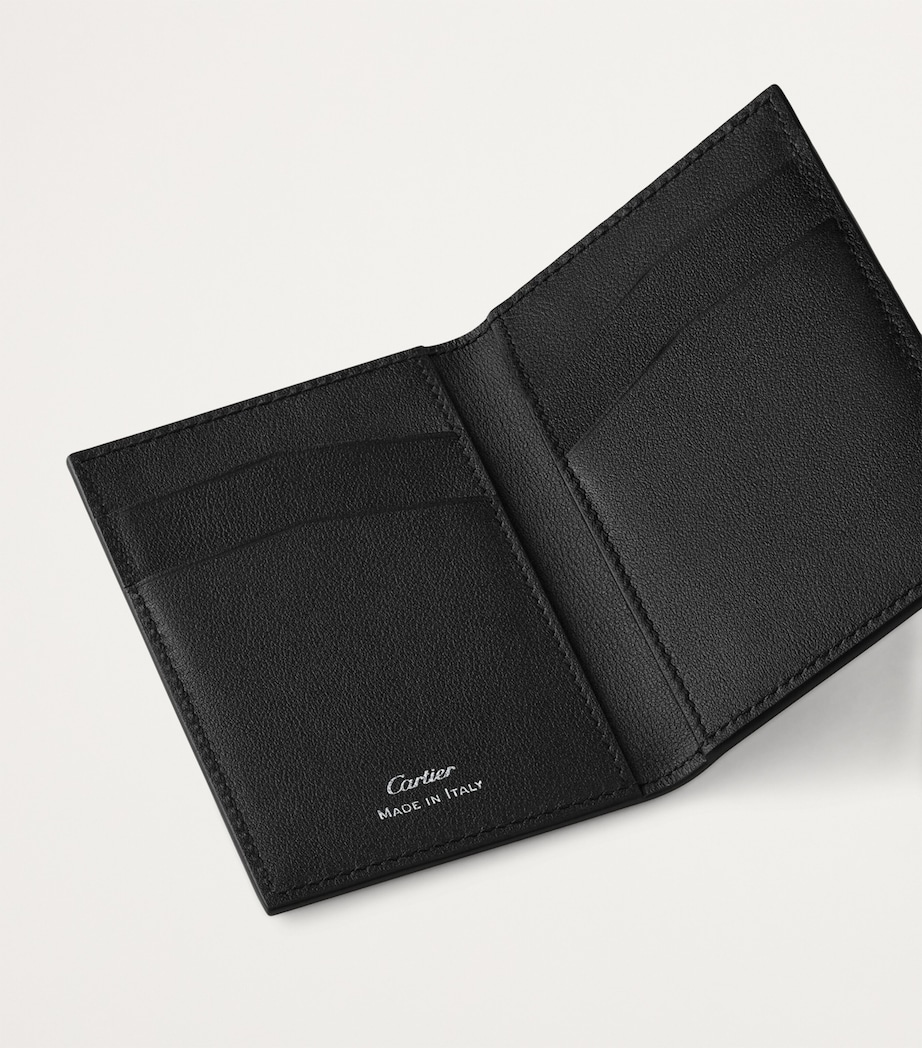 Calfskin Losange Shadow Card Holder BLACK Image 5