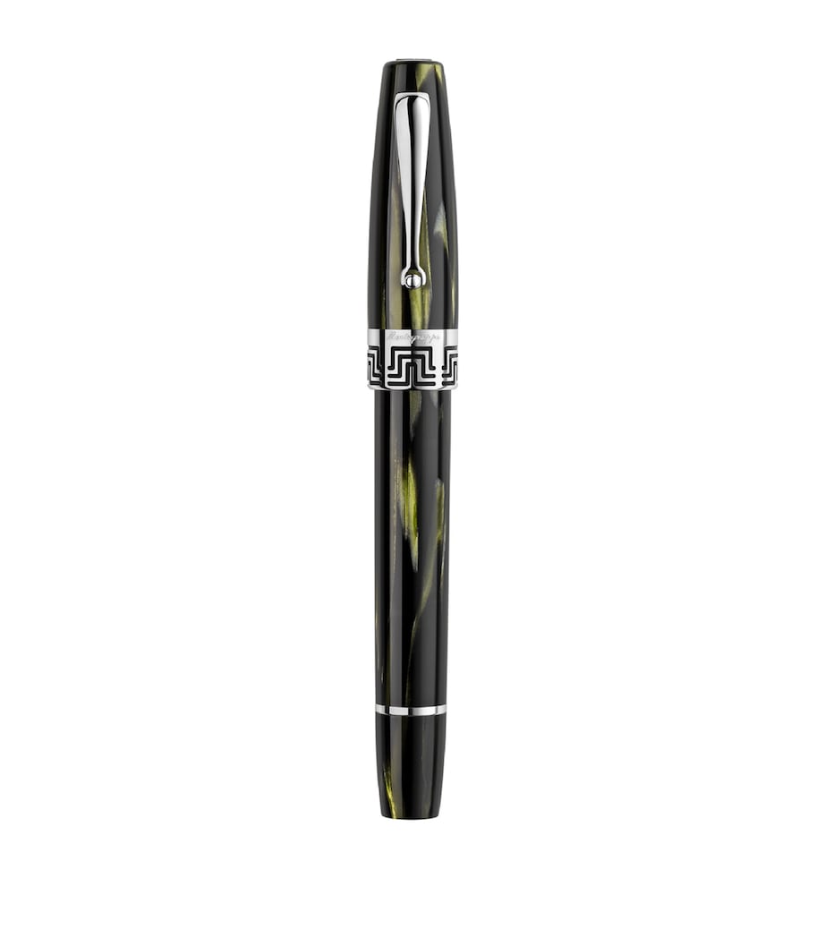 Sterling Silver-Trim Extra 1930 Rollerball Pen BAMBOO BLACK Image 3