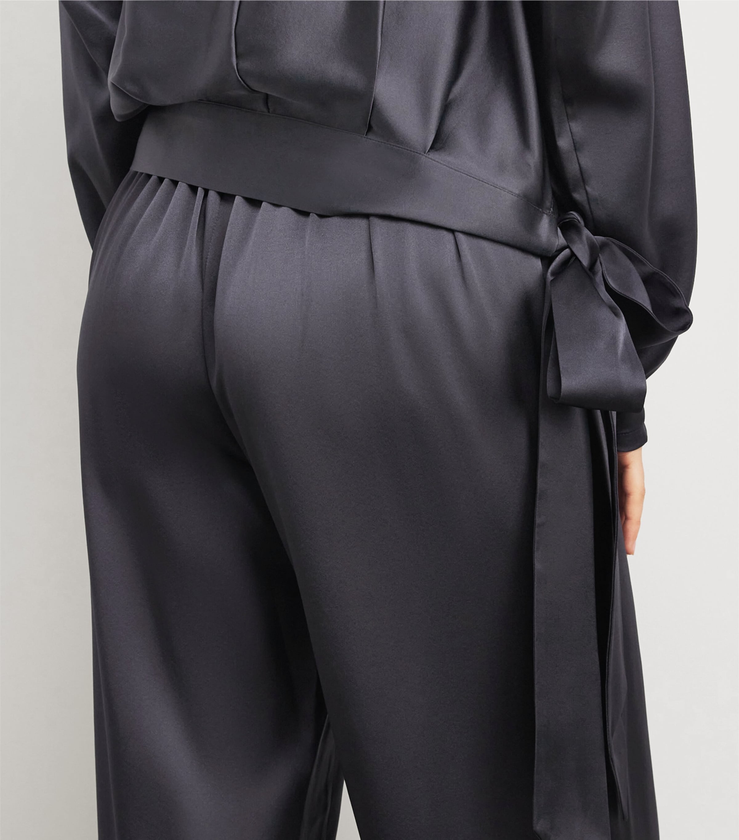 Silk-Blend Stroll Trousers NOCTURNE Image 6