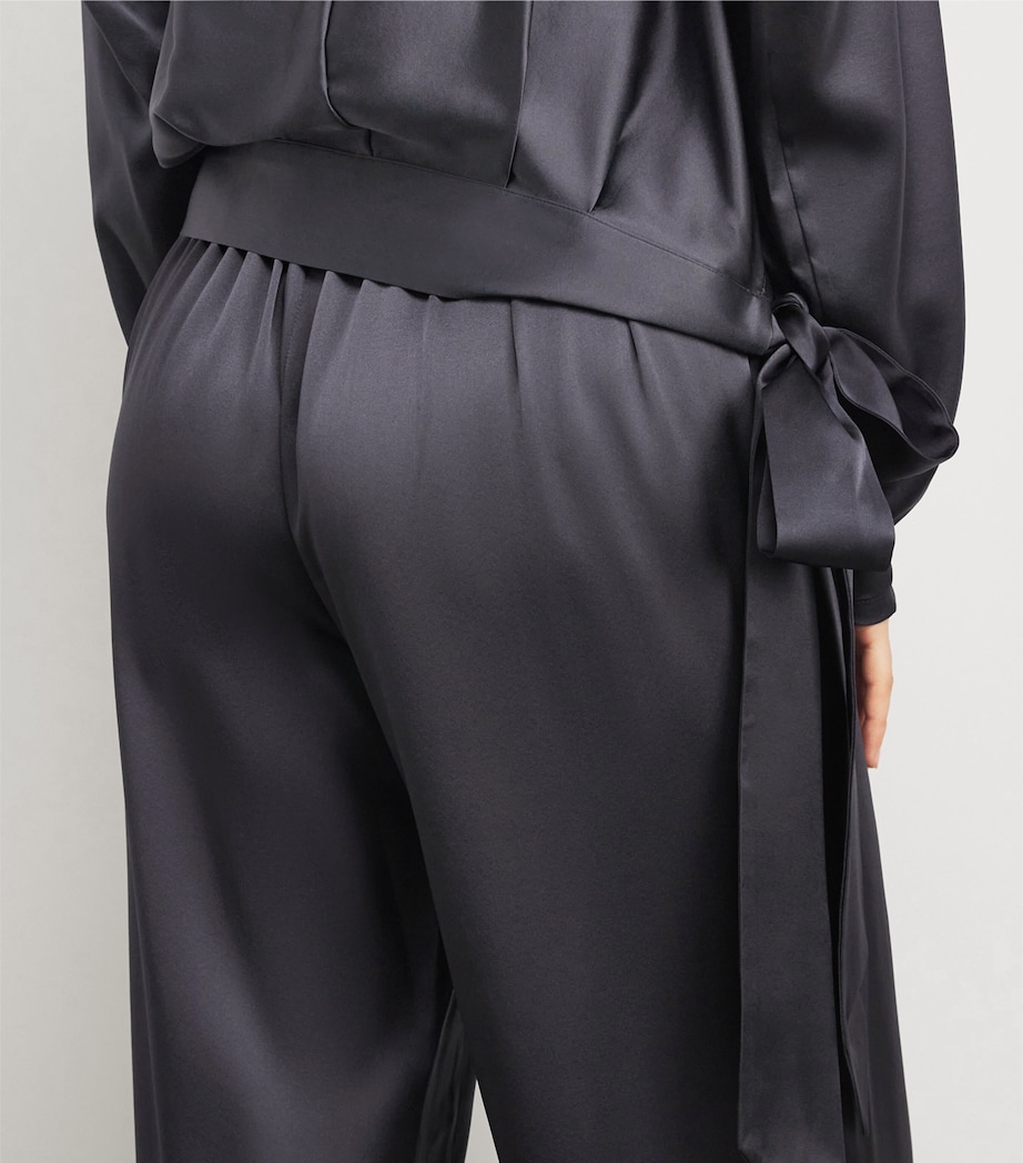 Silk-Blend Stroll Trousers NOCTURNE Image 6