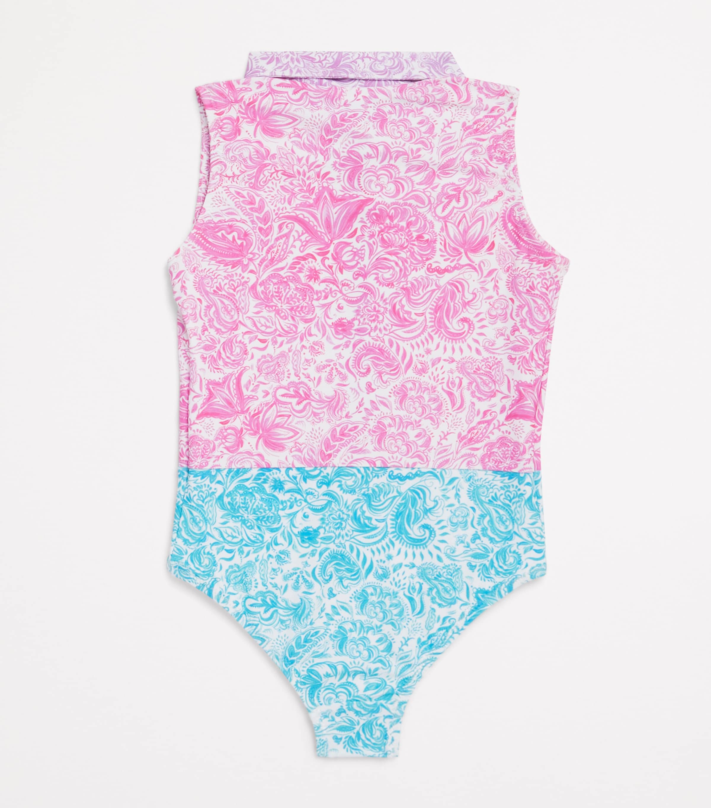 Paisley Print Swimsuit (2-12 Years) PAISLEY PINK Image 2