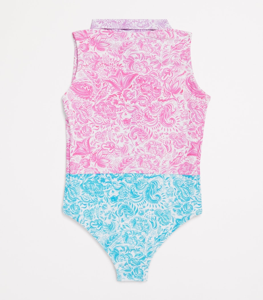 Paisley Print Swimsuit (2-12 Years) PAISLEY PINK Image 2