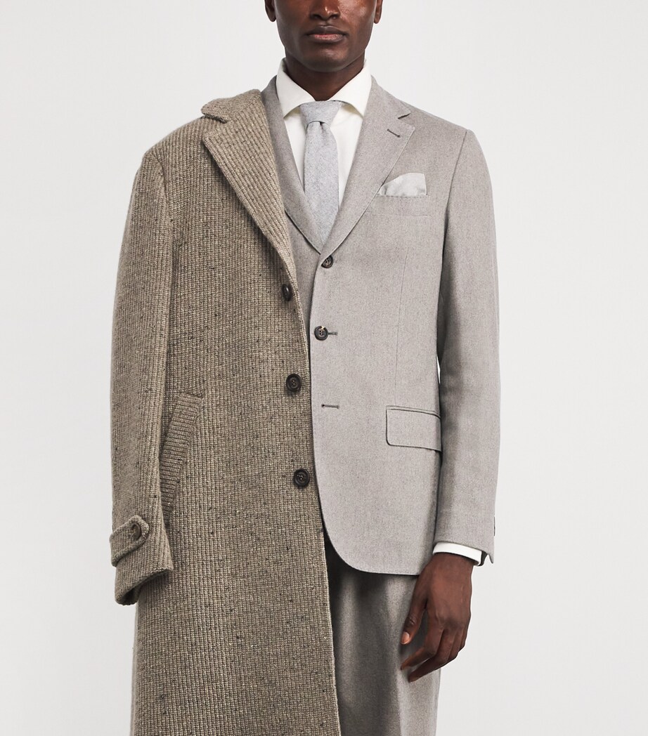 Wool Tie GRIGIO CHIARO MELANG Image 2