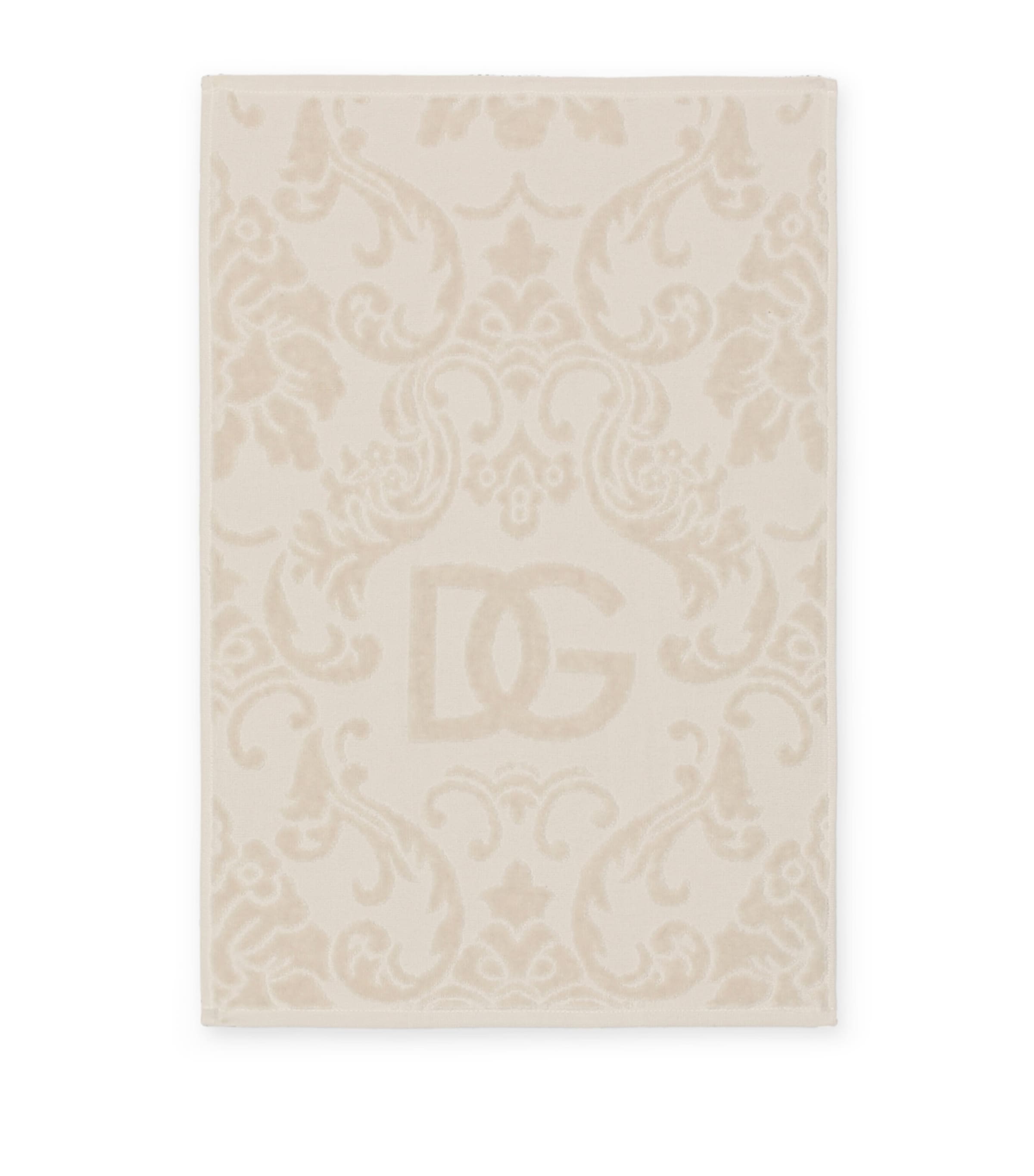 Dolce&Gabbana Casa Set of 5 Cotton Jacquard Bath Towels Beige Image 2