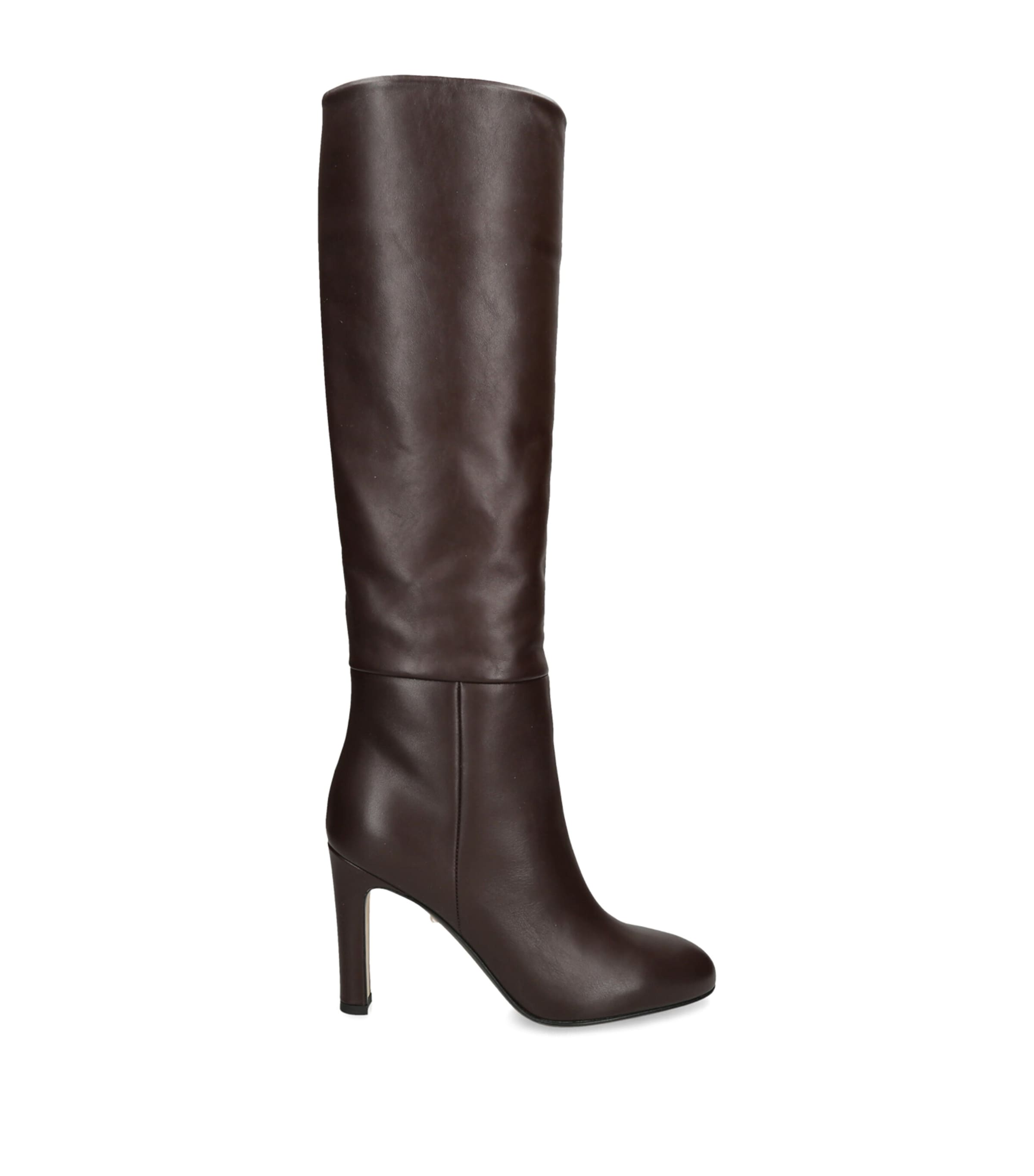 Alevì Leather Auryn Knee-High Boots 95 Dark Brown Image 1