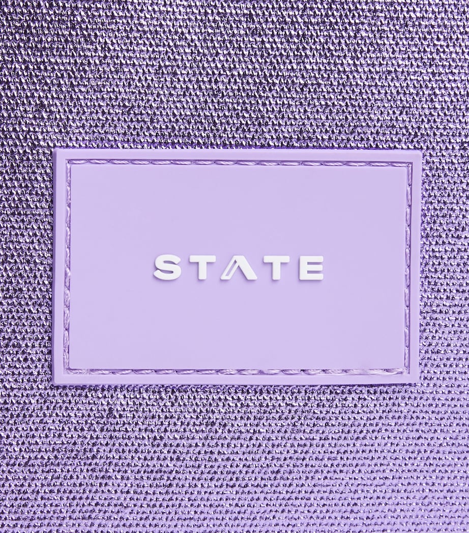 STATE Bags Metallic Rodger Lunch Box Lilac Image 4