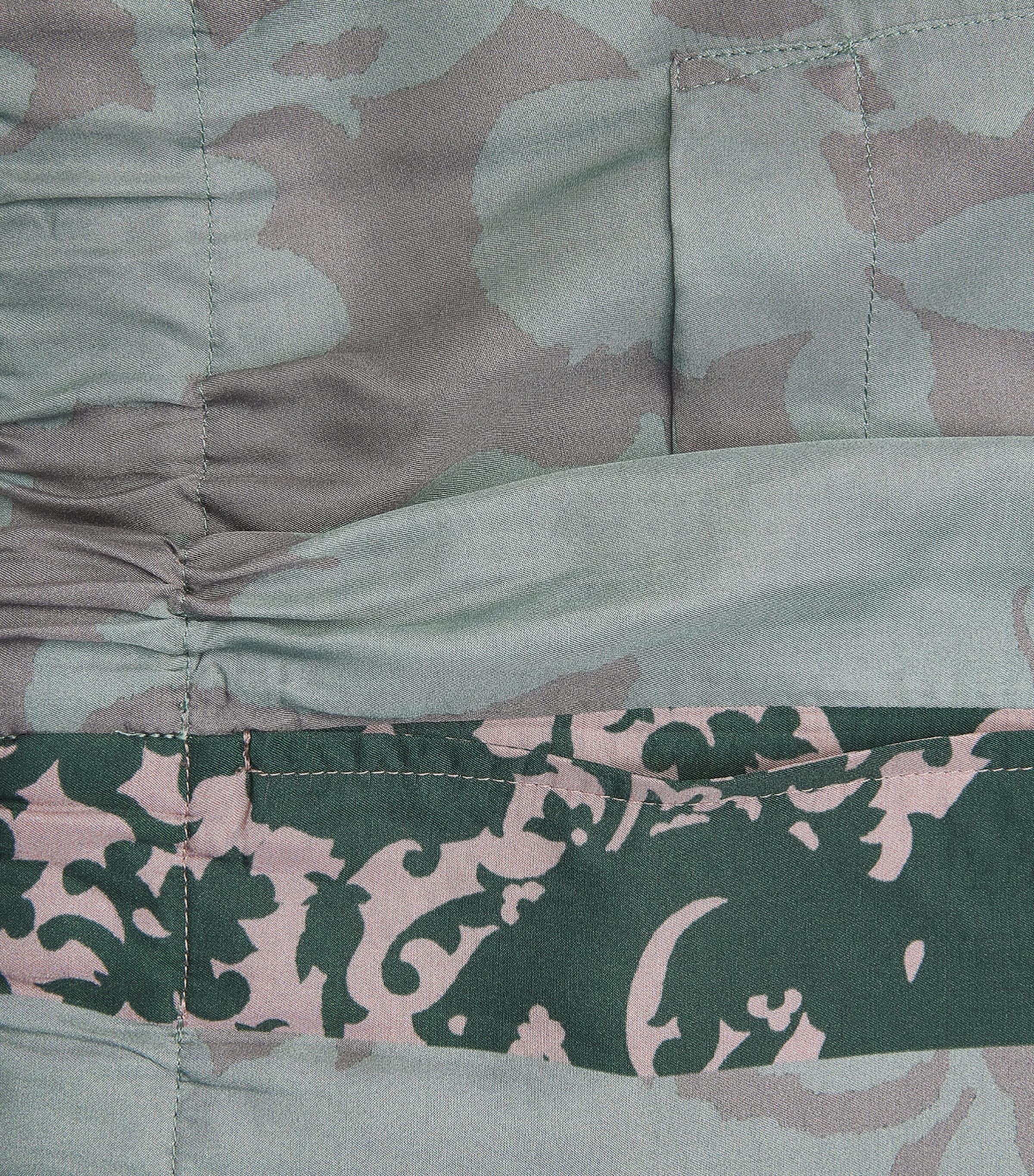 DRIES VAN NOTEN Mens Piperi Printed Swim Shorts Petrol Image 6