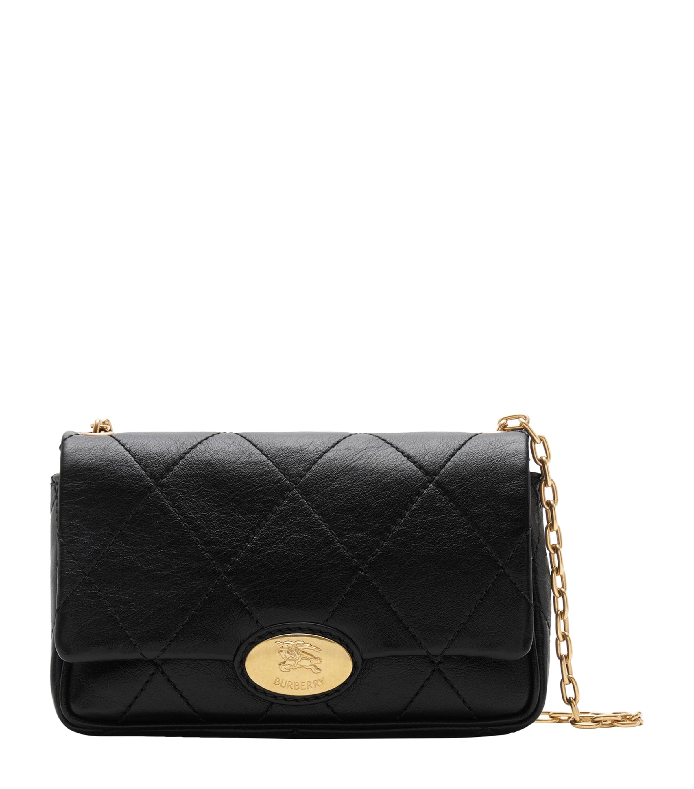Burberry Leather Quilted EKD Clutch Bag | Women Bestsellers | Bags | Women Bags | Clutch Bags | Crossbody Bags | Shoulder Bags | Designers | Burberry