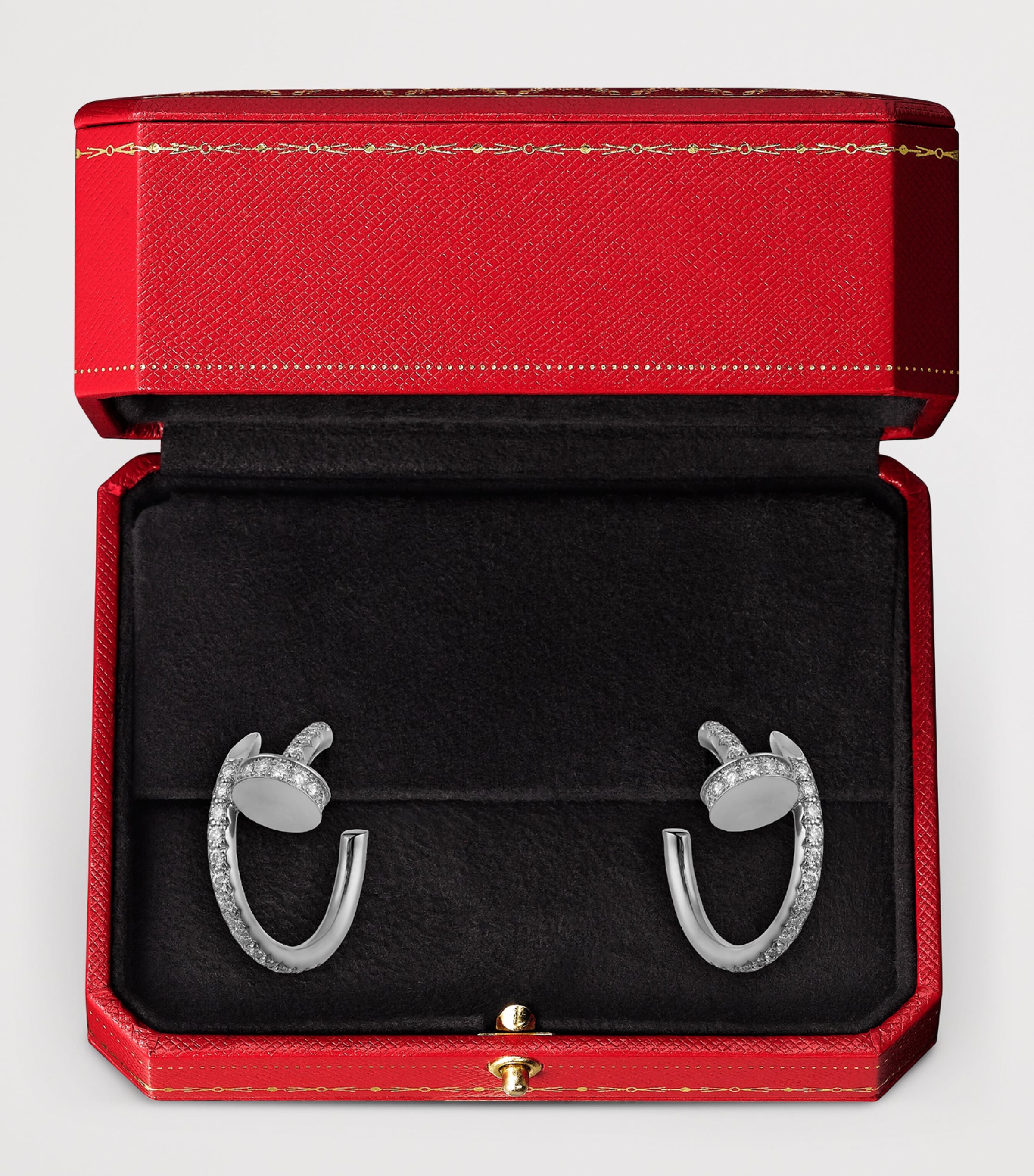 Cartier White Gold and Diamond Juste un Clou Earrings White Gold Image 7