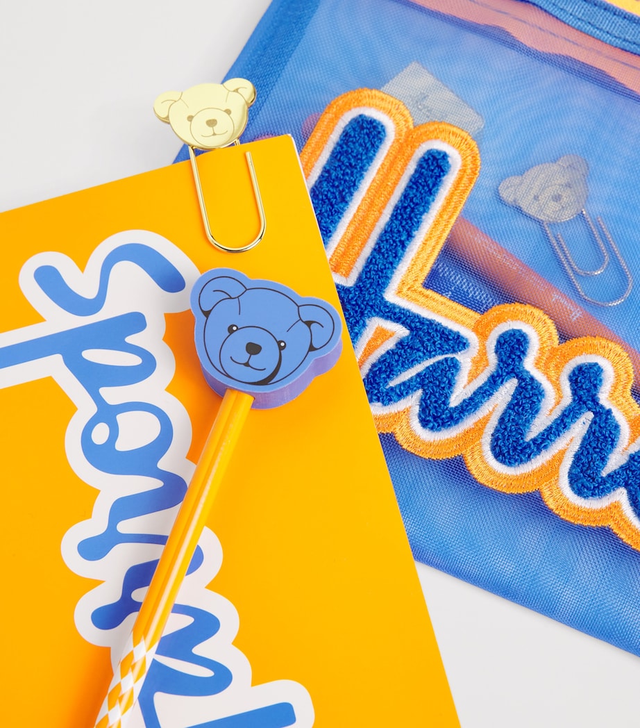 Filled Logo Pencil Case and Stationery Set ORANGE Image 2