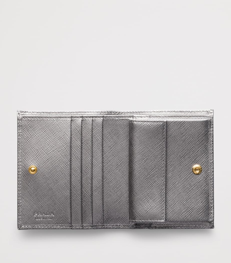 Small Saffiano Leather Bifold Wallet F0135 Image 2
