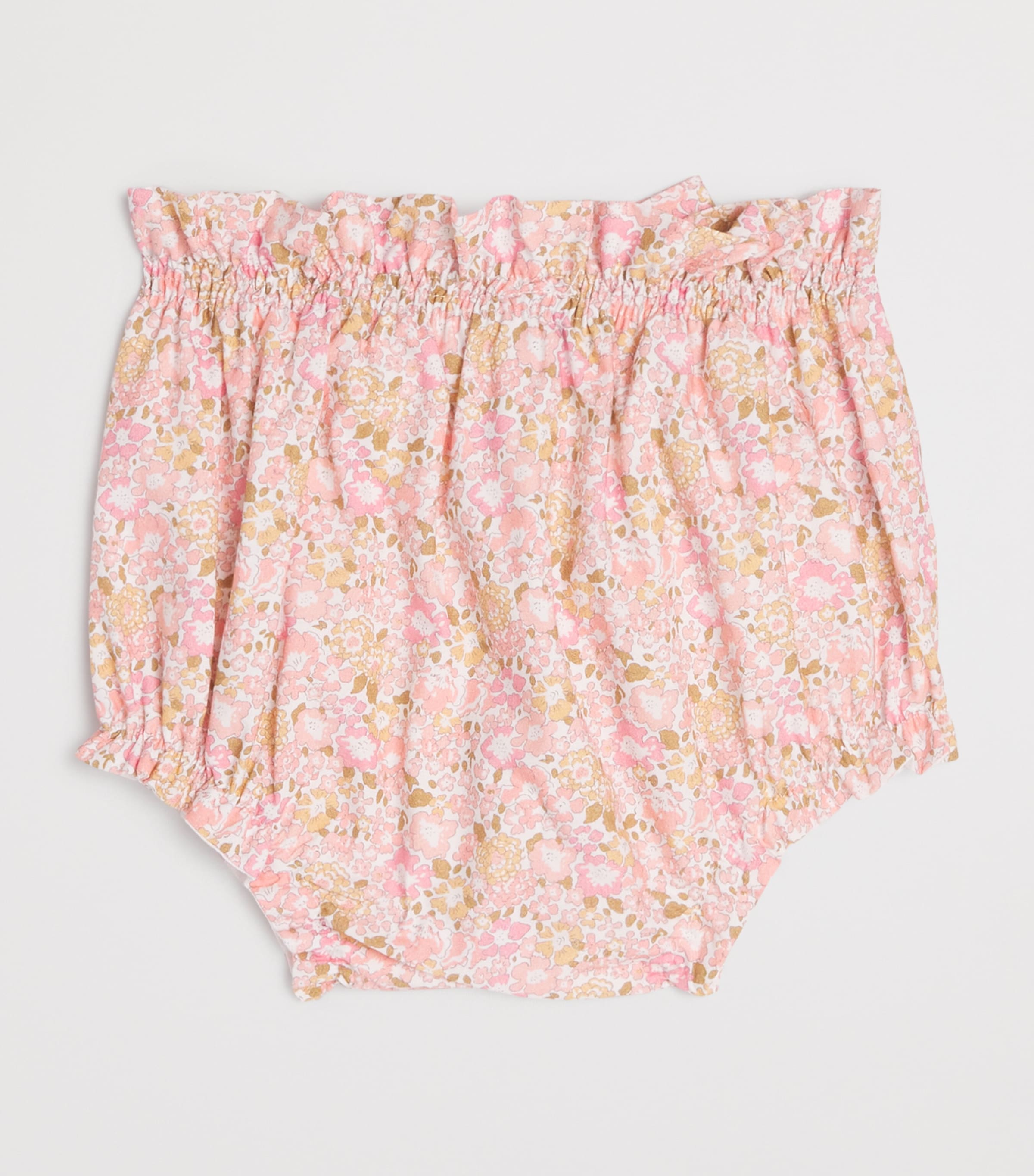 Cotton Floral Bloomers (1-12 Months) PINK Image 2
