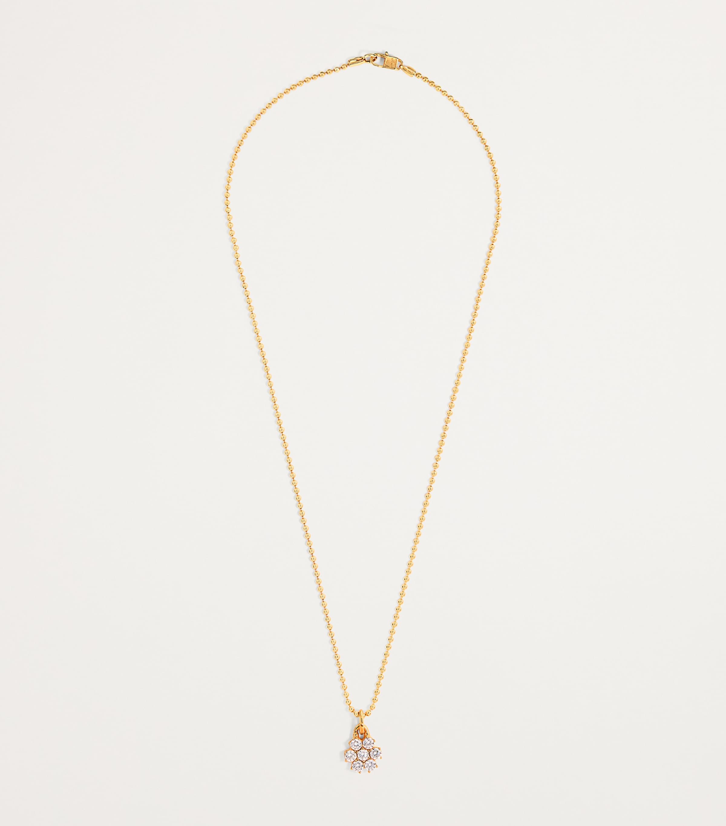 Hatton Labs Gold-Plated Daisy Pendant Necklace | Harrods US