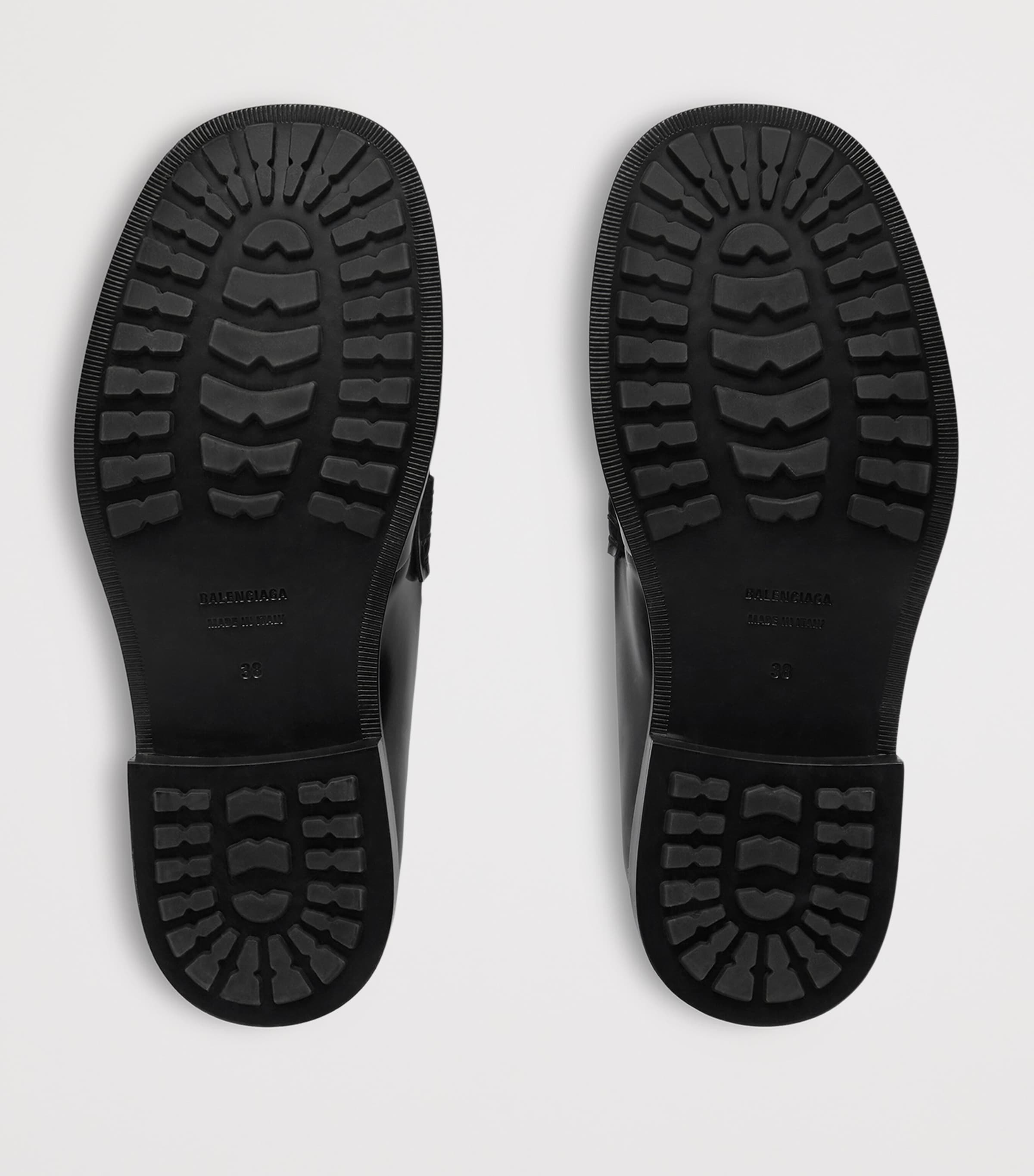 Balenciaga Leather Comfy Loafers Image 4