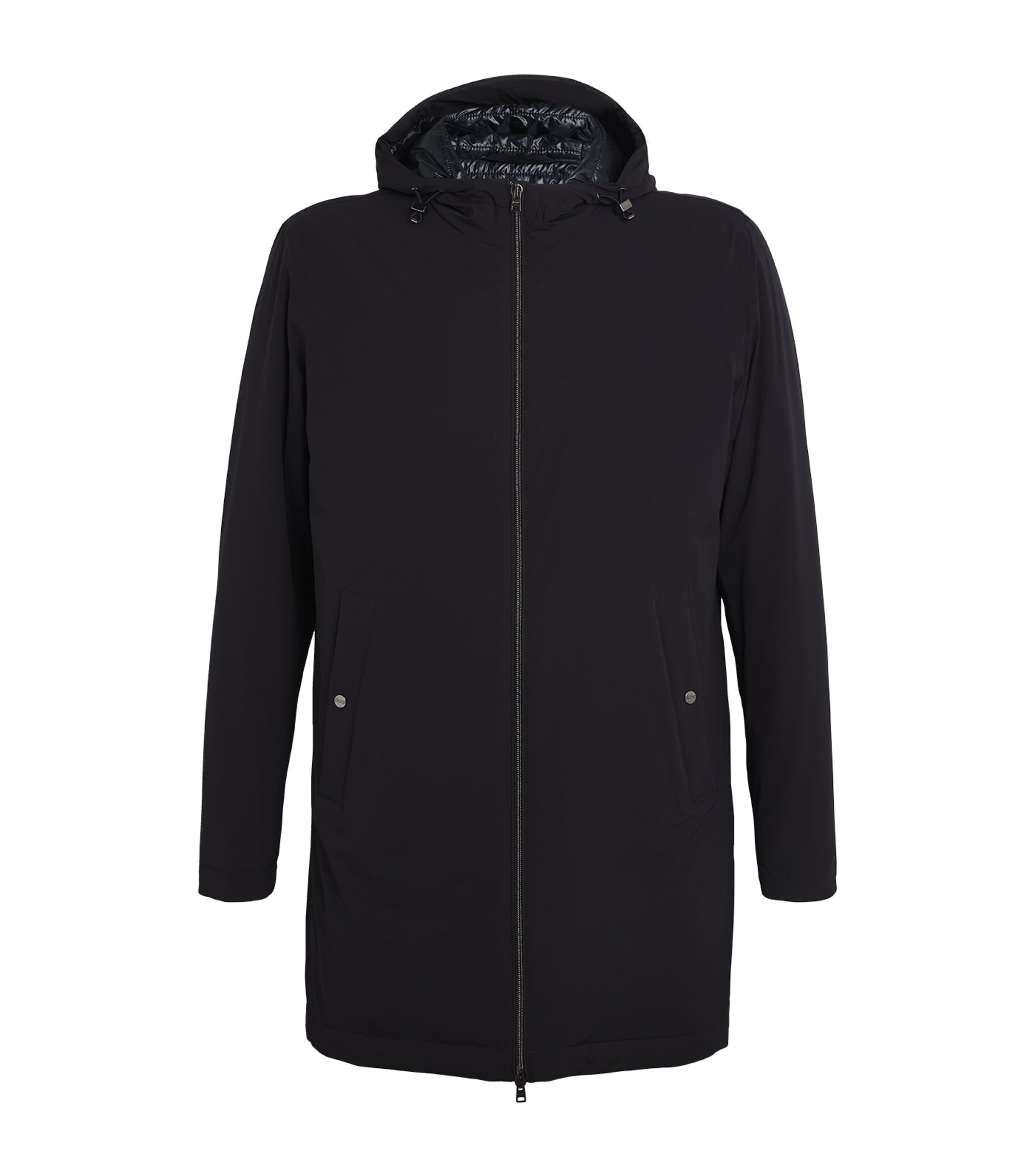 Herno Resort Parka In Travel Nylon Ponente In Navy