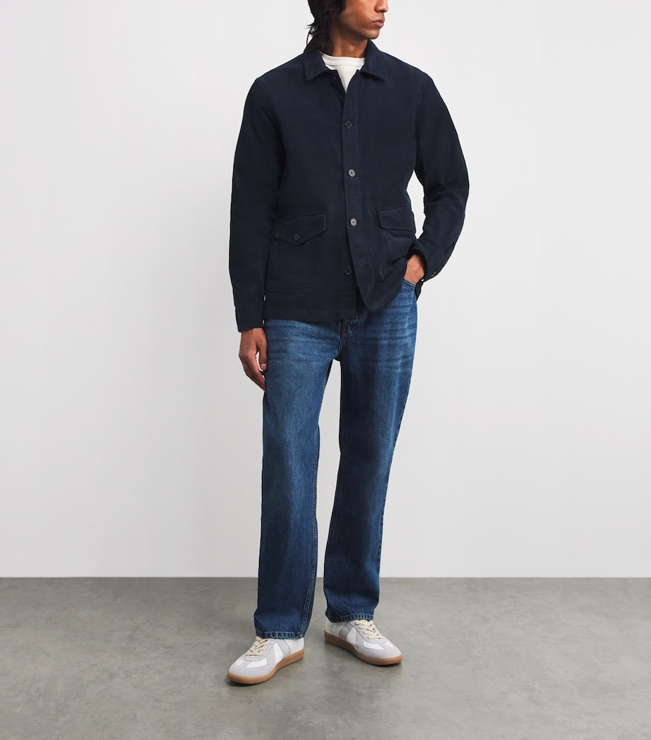Corduroy Overshirt DARK NAVY Image 2