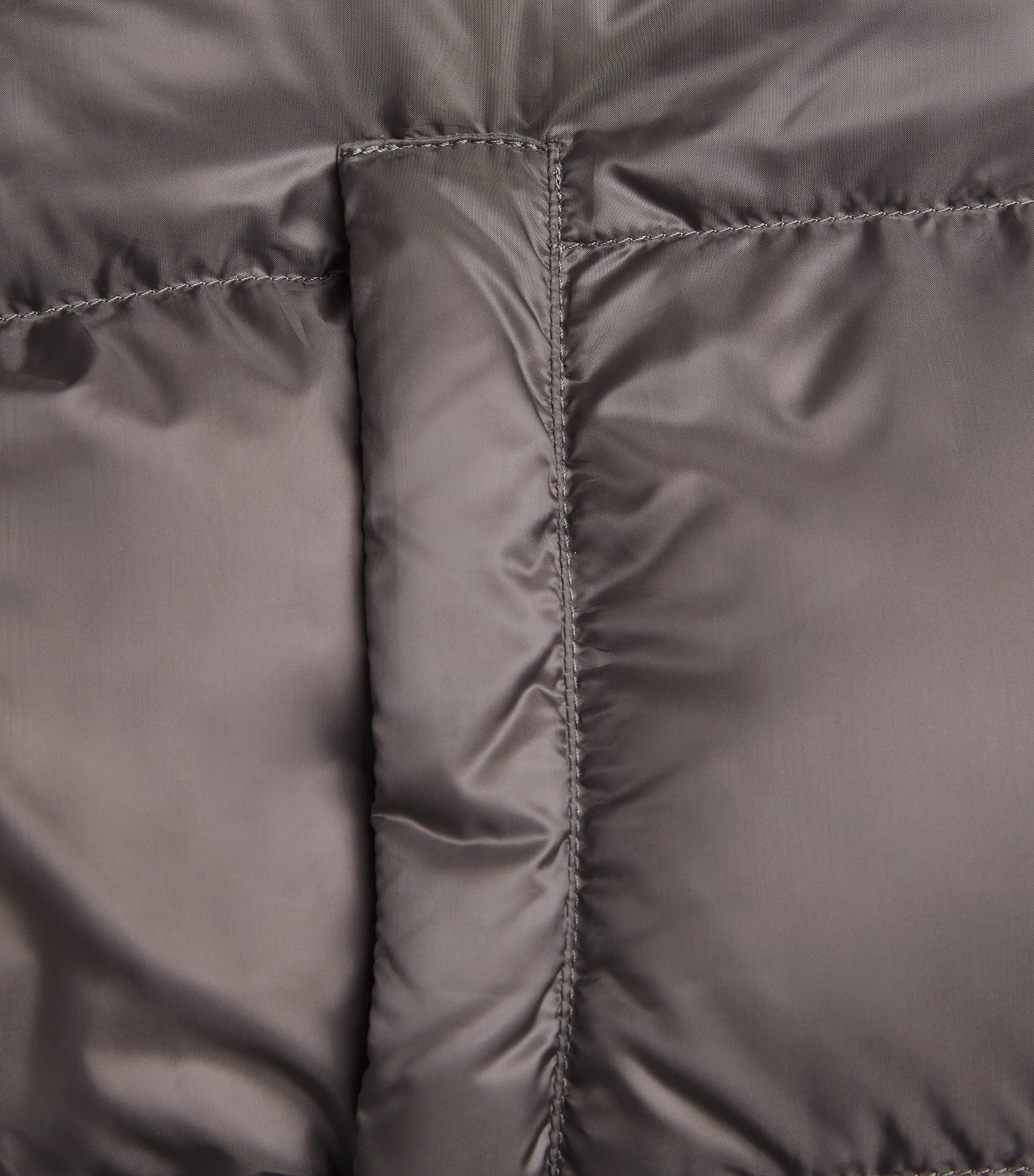 Water-Repellent Down Cropped Puffer Jacket MEDIUM GREY Image 5