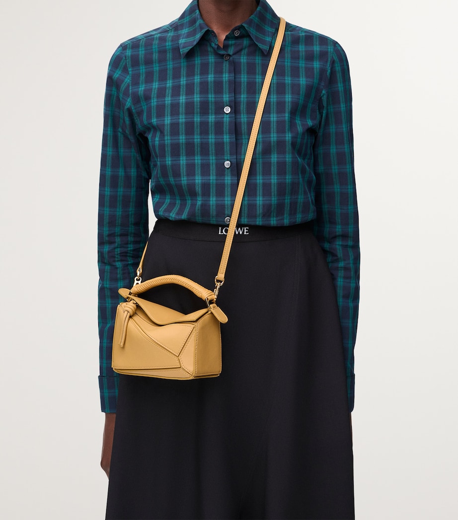 LOEWE Mini Leather Puzzle Top-Handle Bag Sahara Image 7