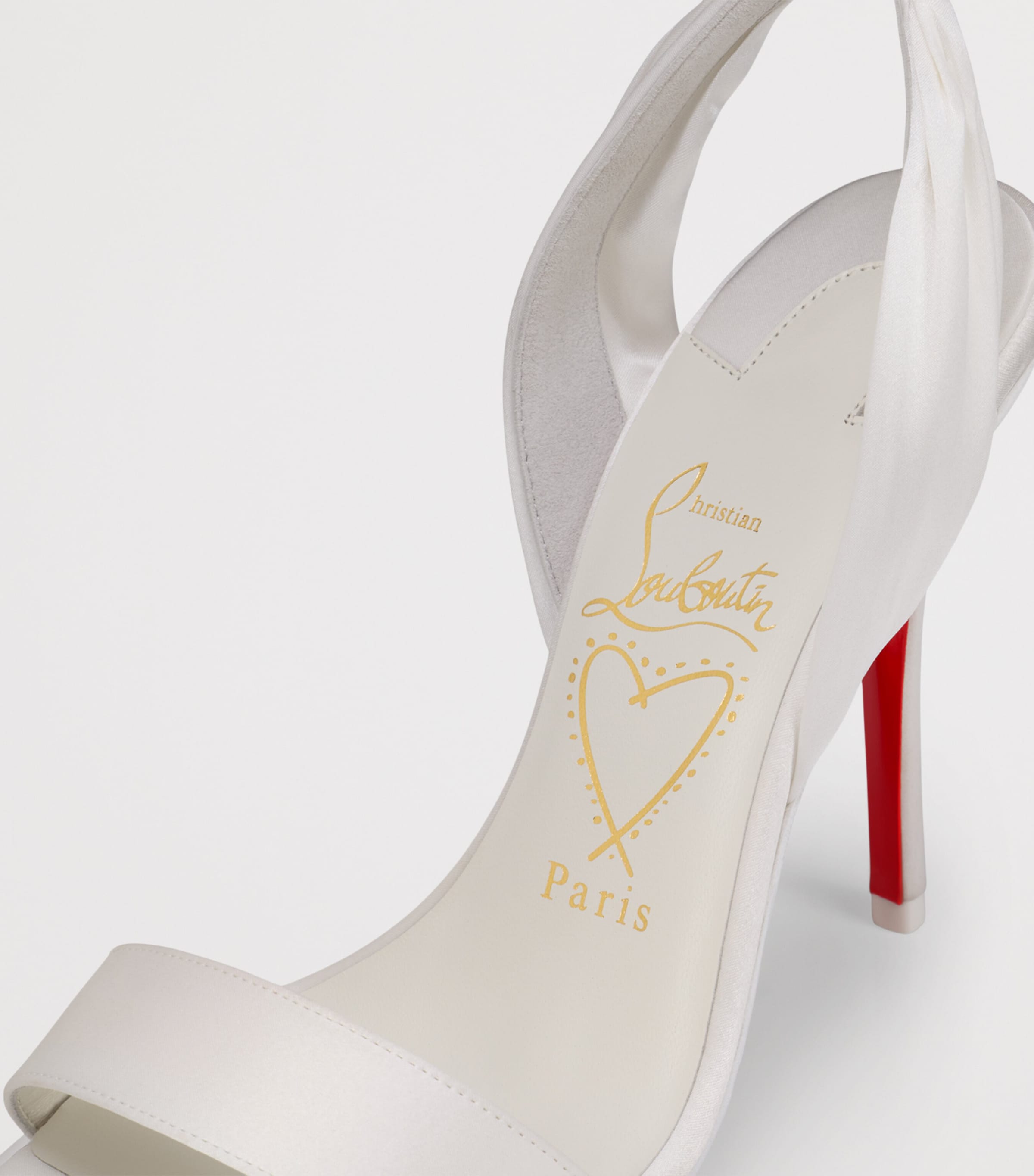 Christian Louboutin Miss Z Sandale du Désert Silk Sandals 100 Image 6