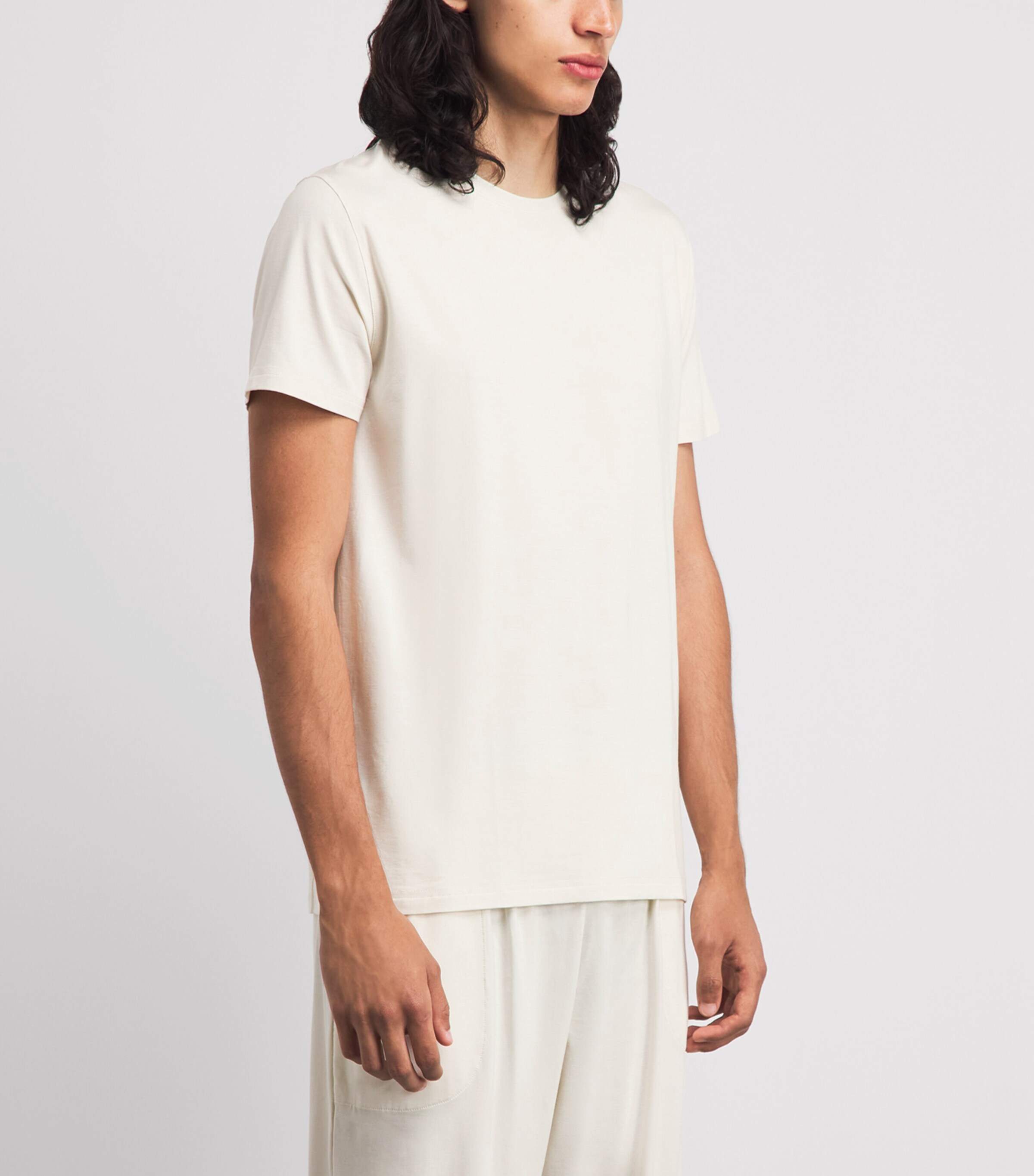 Derek Rose Mens Basel Lounge T-Shirt Bei Image 4