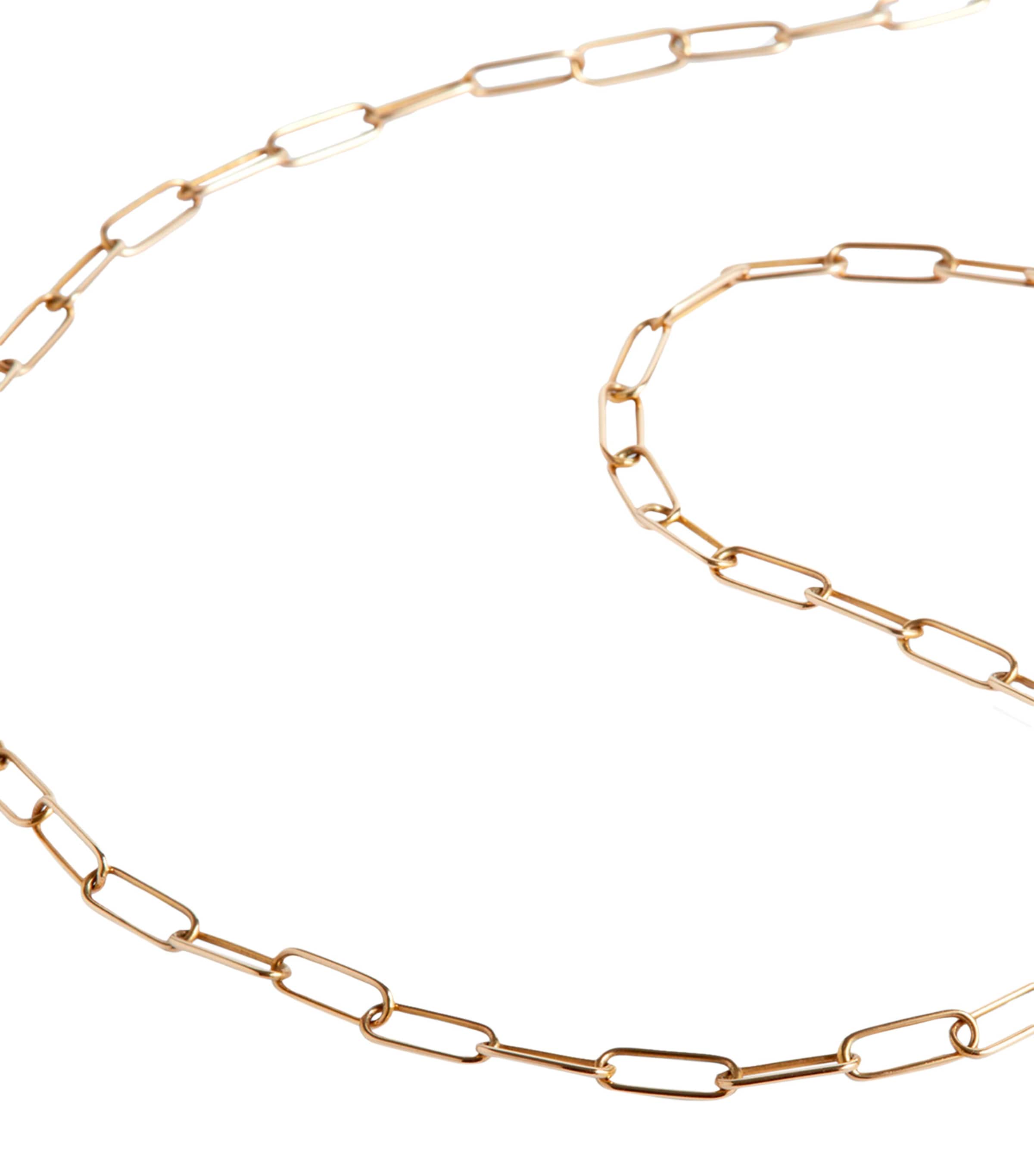 Mini Yellow Gold Cable Chain Necklace YELLOW GOLD Image 2