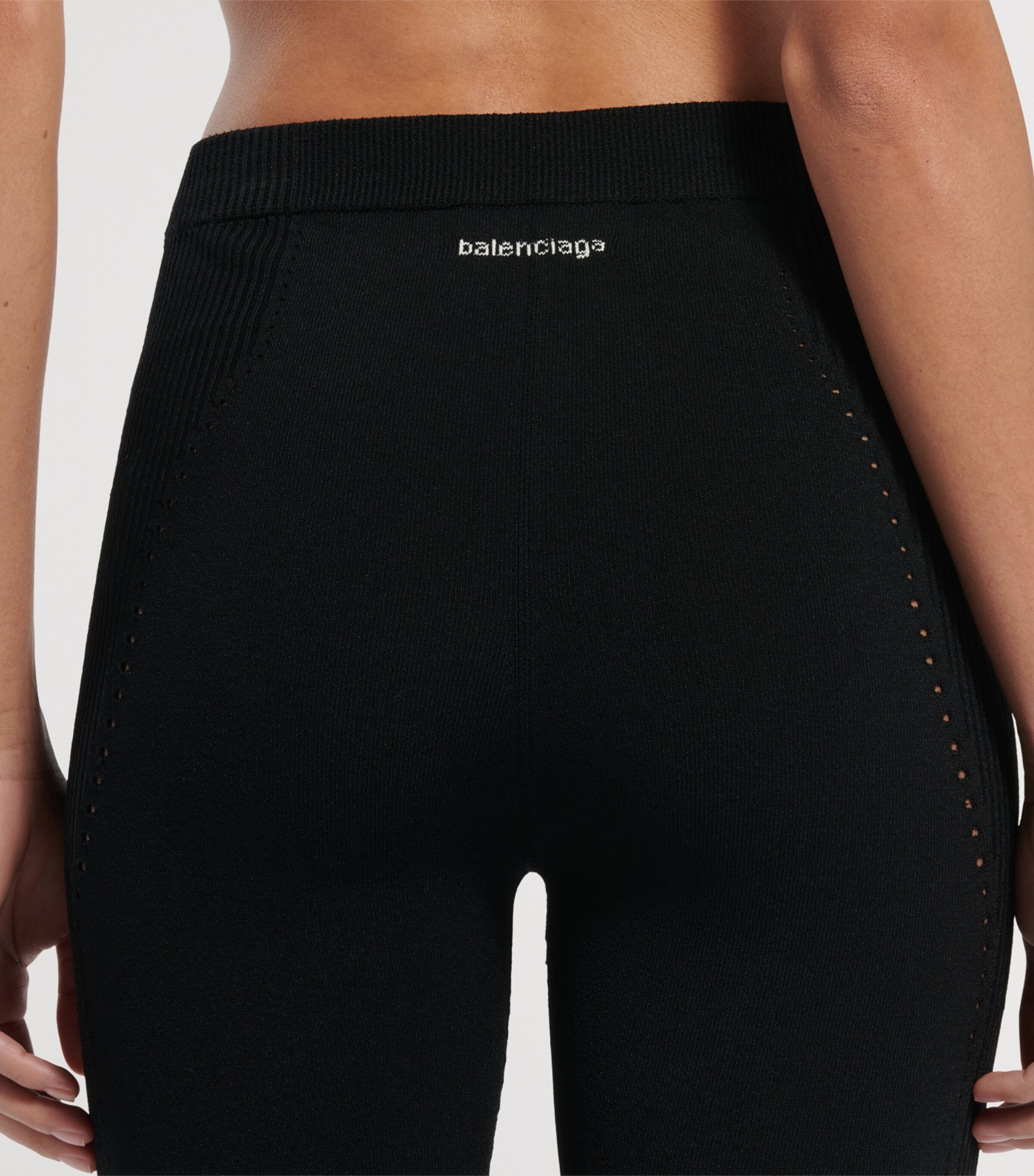 Balenciaga Womens Knitted Leggings Image 5
