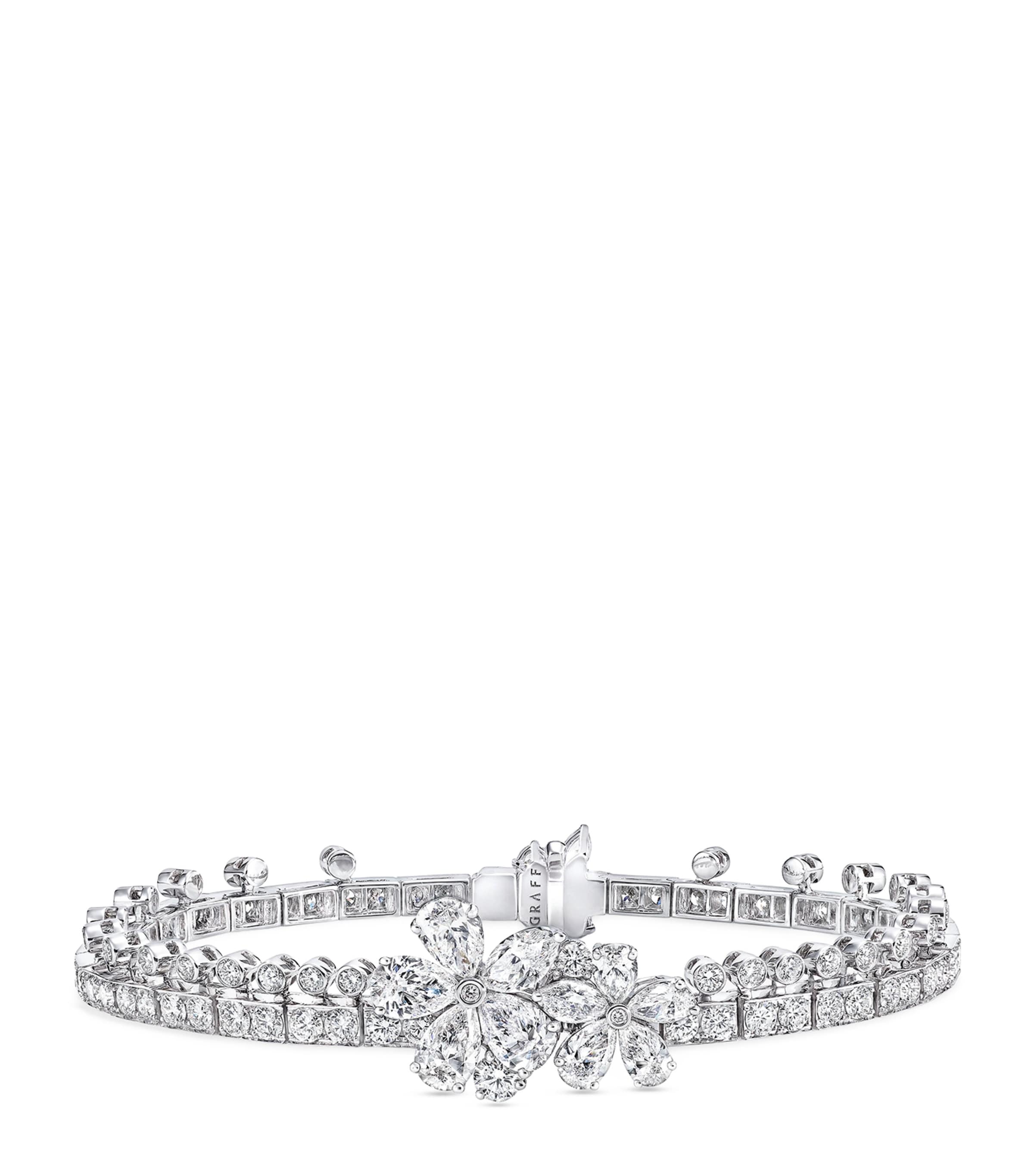 Graff White Gold and Diamond Carissa Bracelet White Gold Image 1