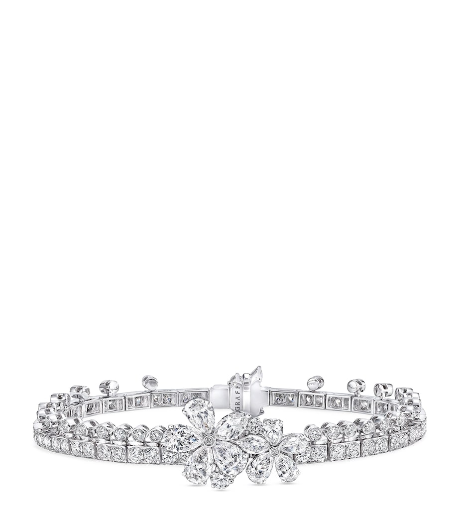 Graff White Gold and Diamond Carissa Bracelet White Gold Image 1