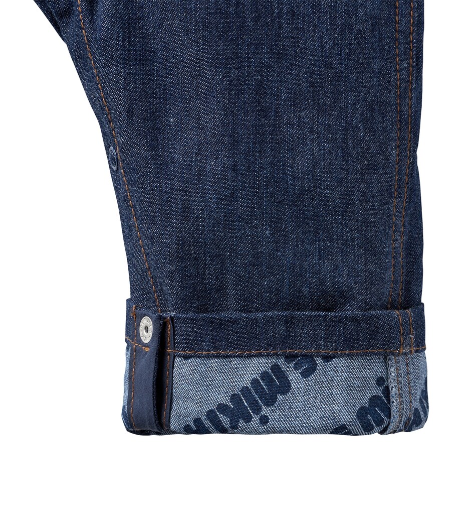 Denim Dungarees (2-4 Years) NAVY Image 4