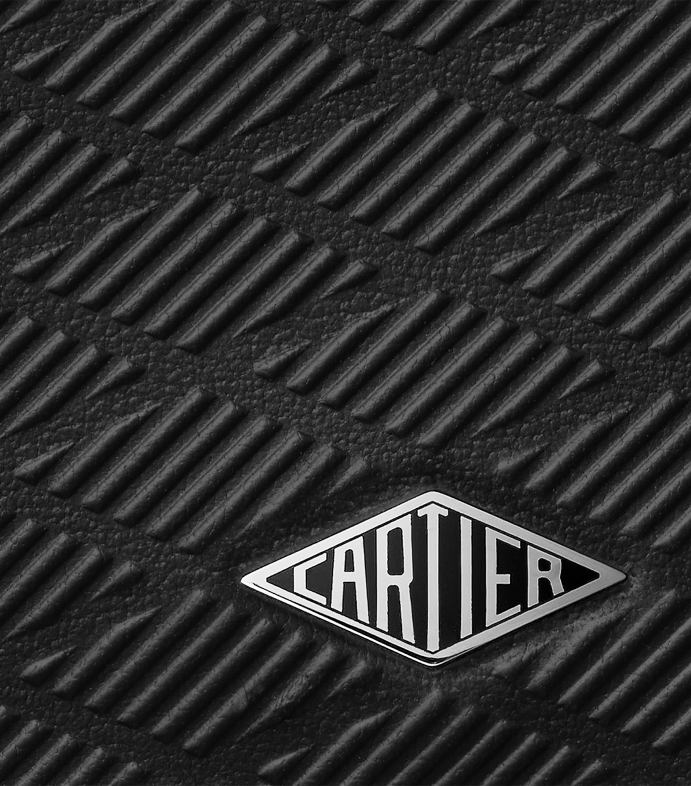 Leather Losange Gadroom Bifold Card Holder BLACK Image 2