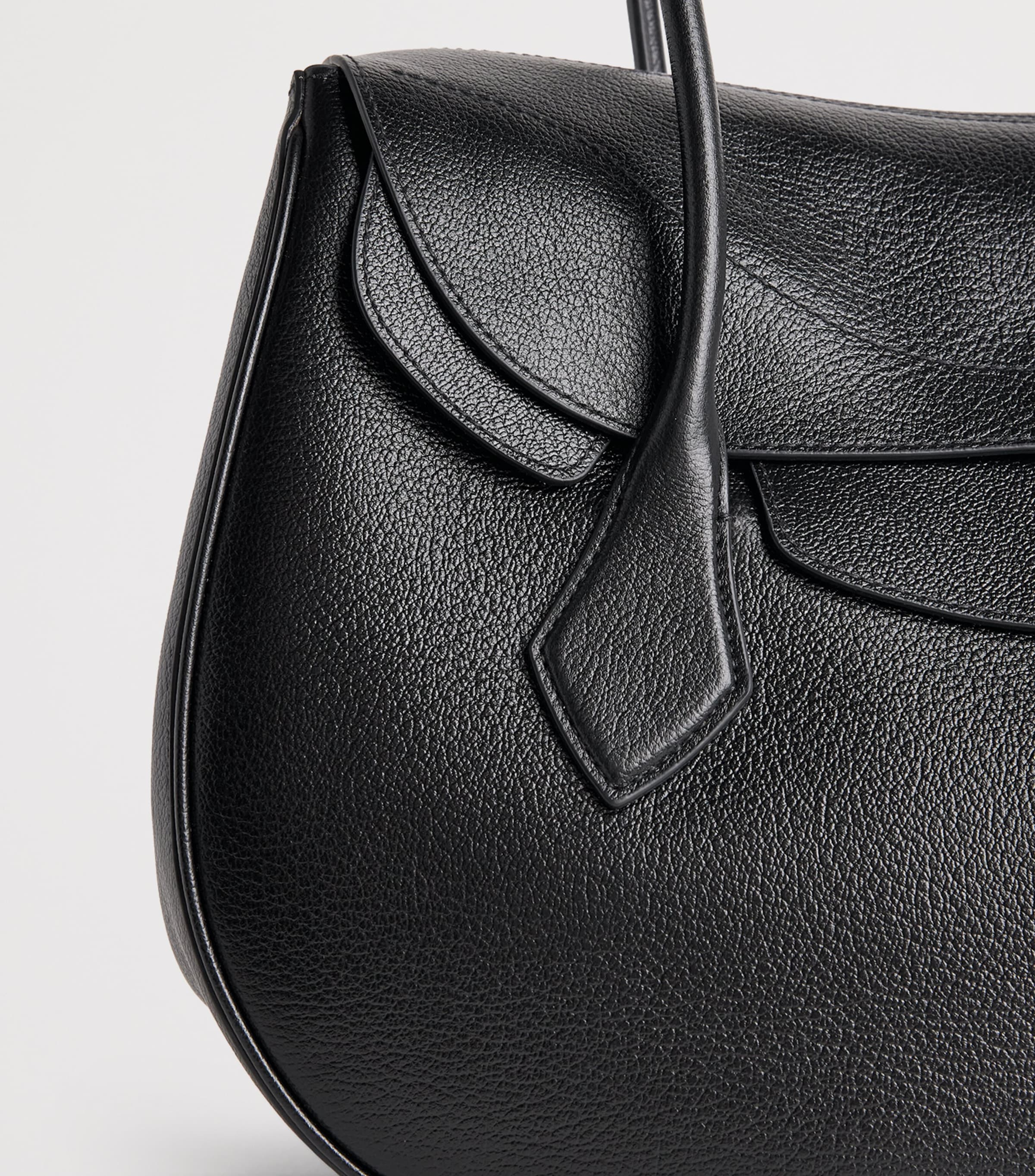 Polo Ralph Lauren Large Leather Polo Blaze Shoulder Bag Black Image 5