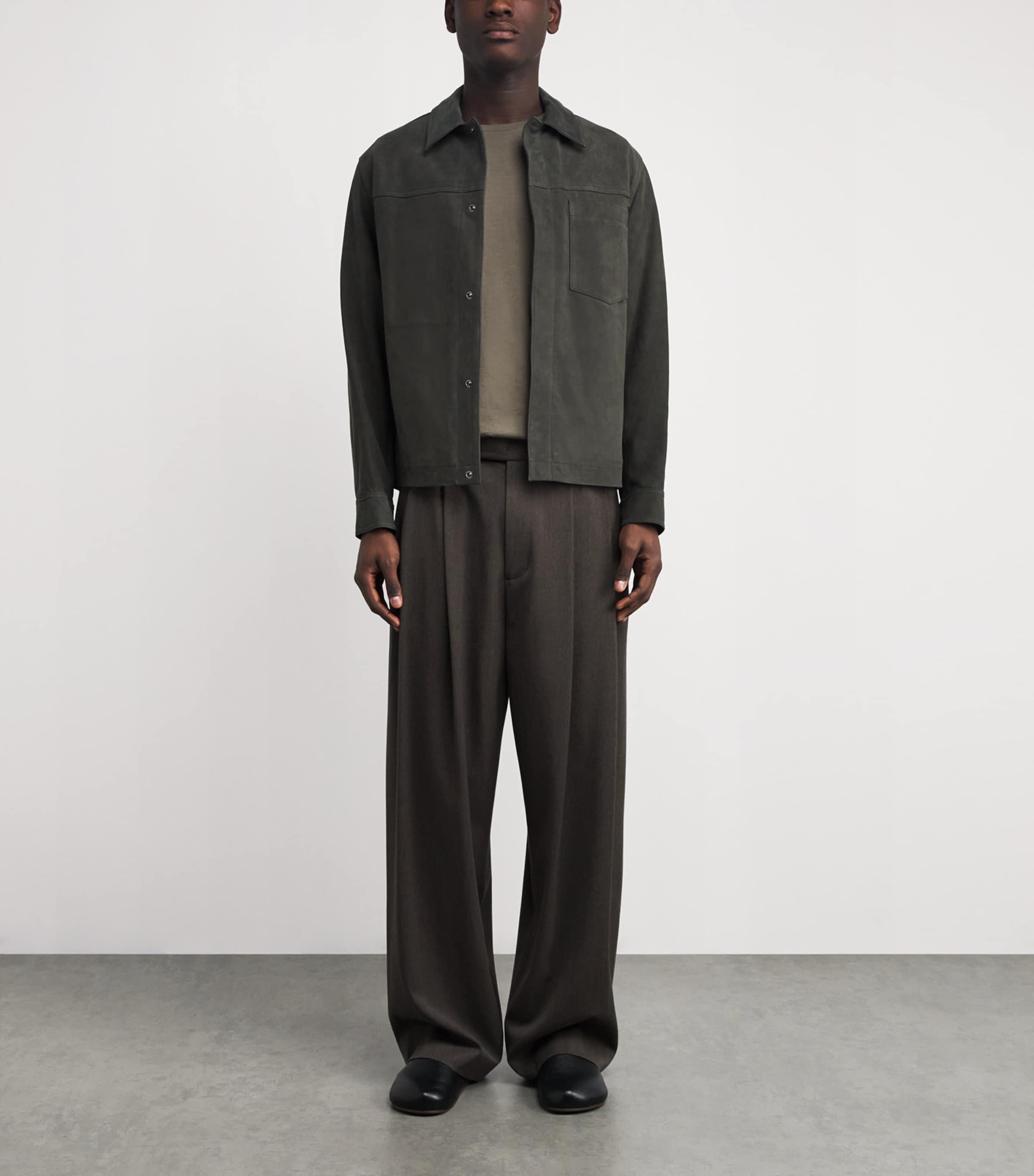 Pima Cotton T-Shirt 966SYC SYCAMORE Image 2