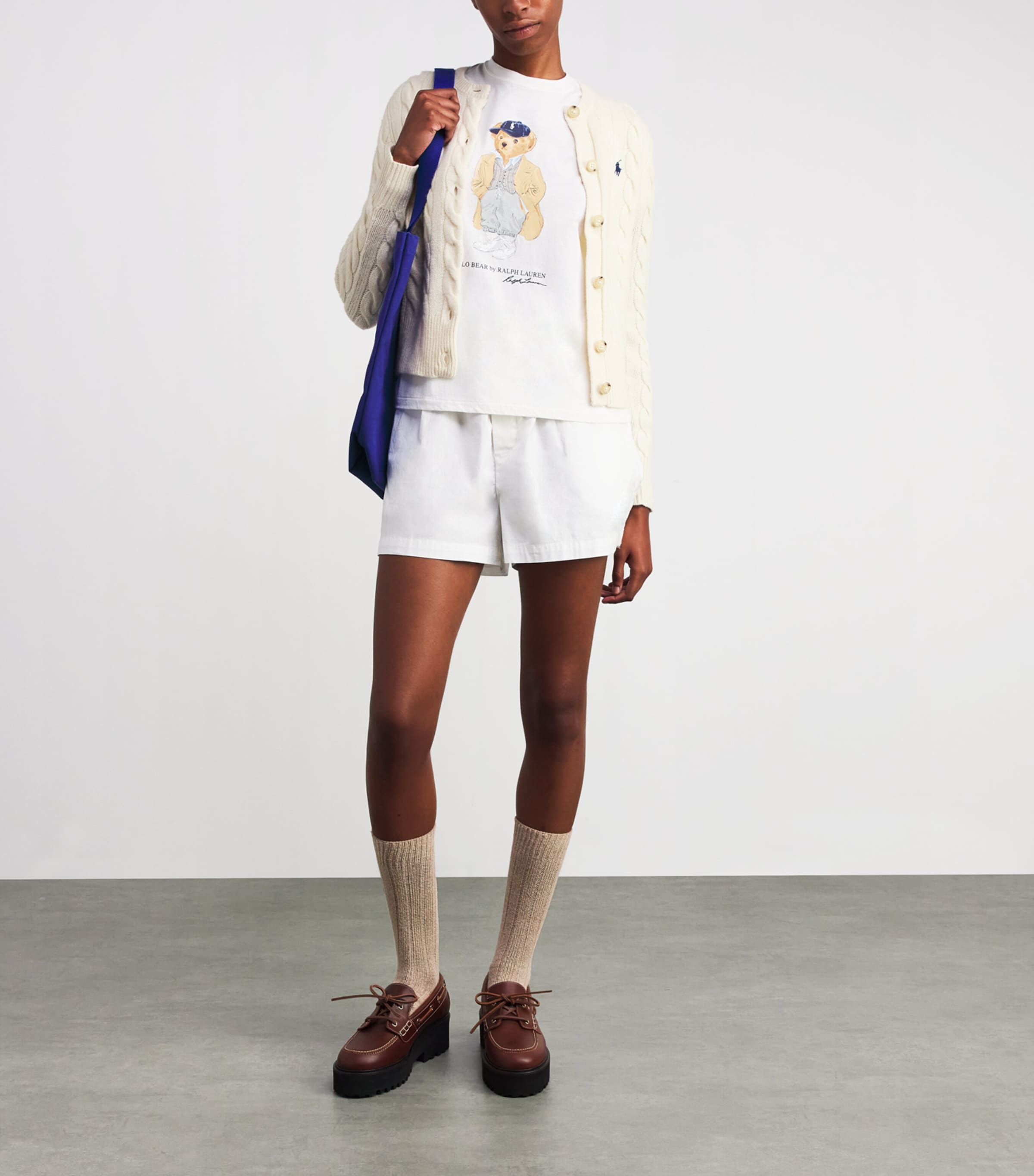 Wool-Cashmere Cable Knit Cardigan AUTHENTIC CREAM Image 2