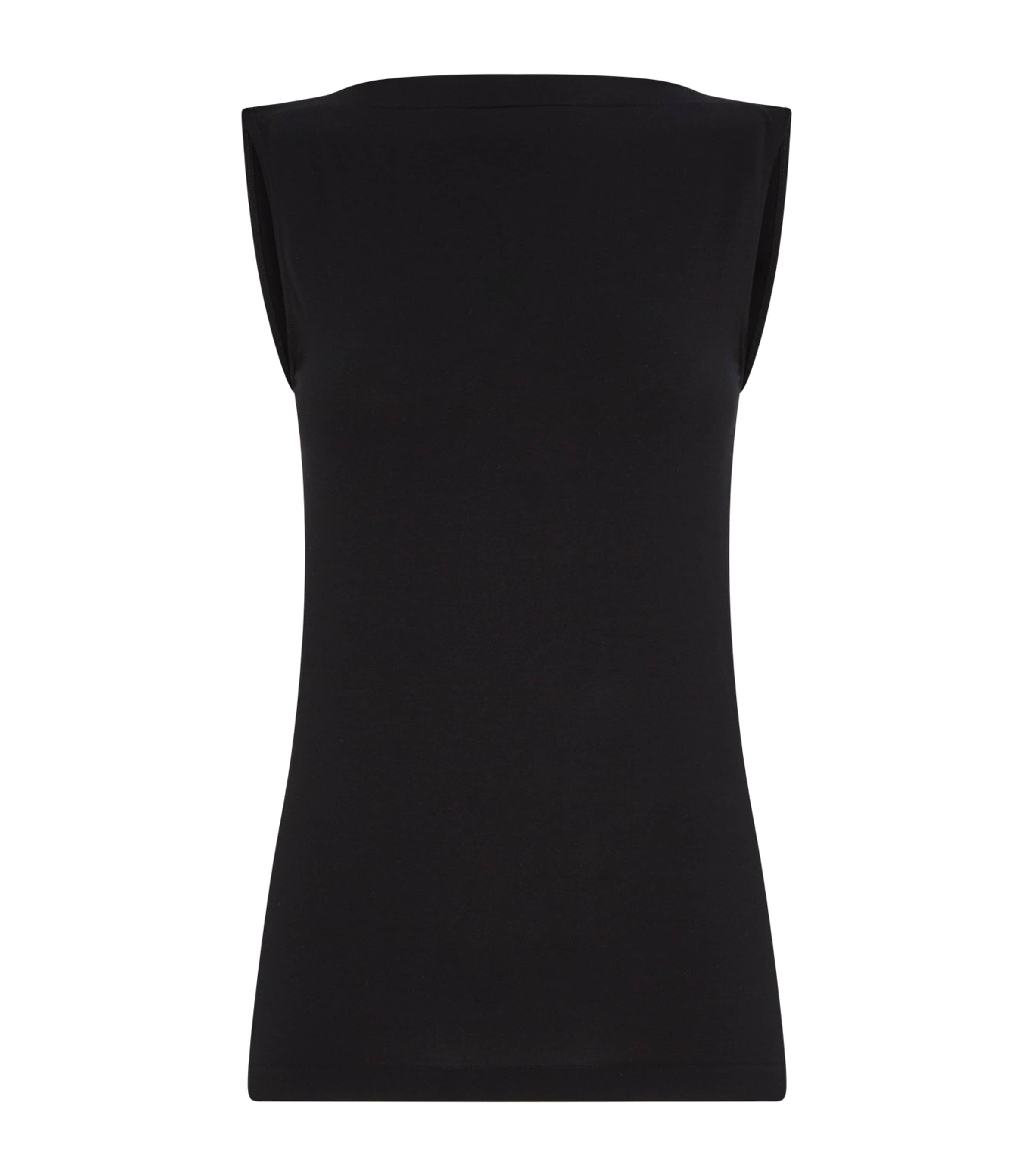 Shop Wolford Aurora Sleeveless Top In Black