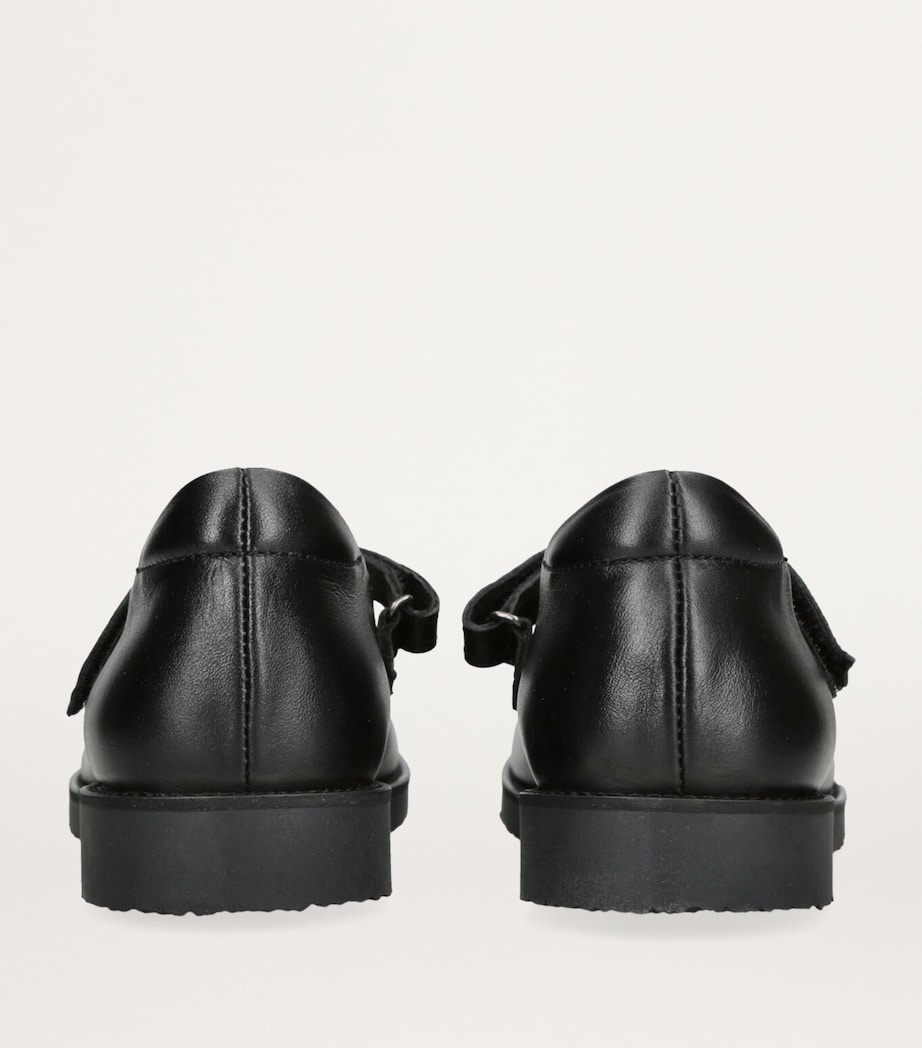 papouelli Leather Emilia Shoes Black Image 2