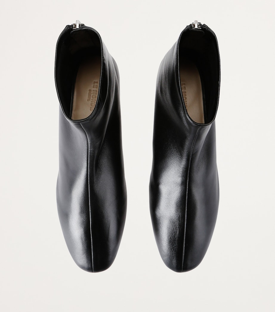 Leather Luna Boots BLACK Image 6