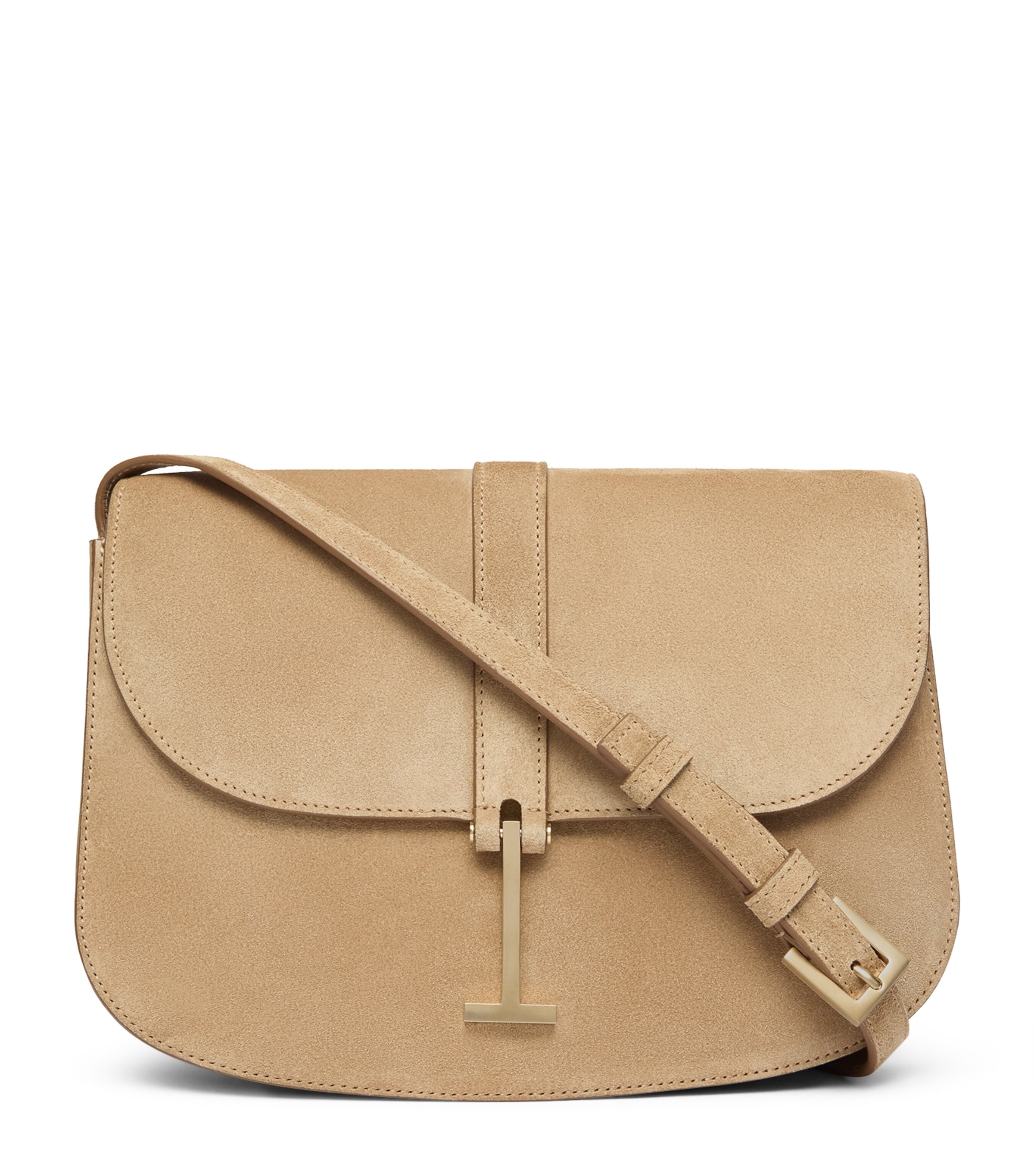 TOM FORD Large Suede Cross-Body Bag Jcl Image 1