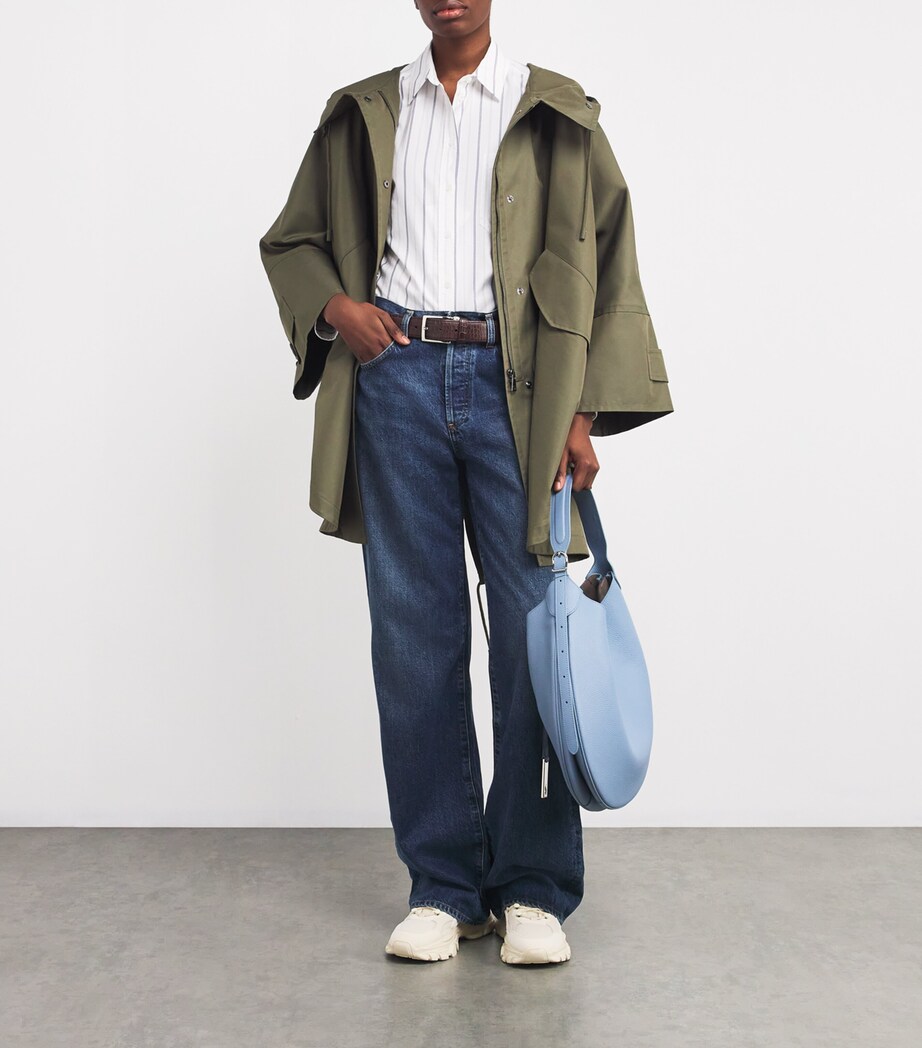 Leather Low-Top Sneakers IVORY Image 6