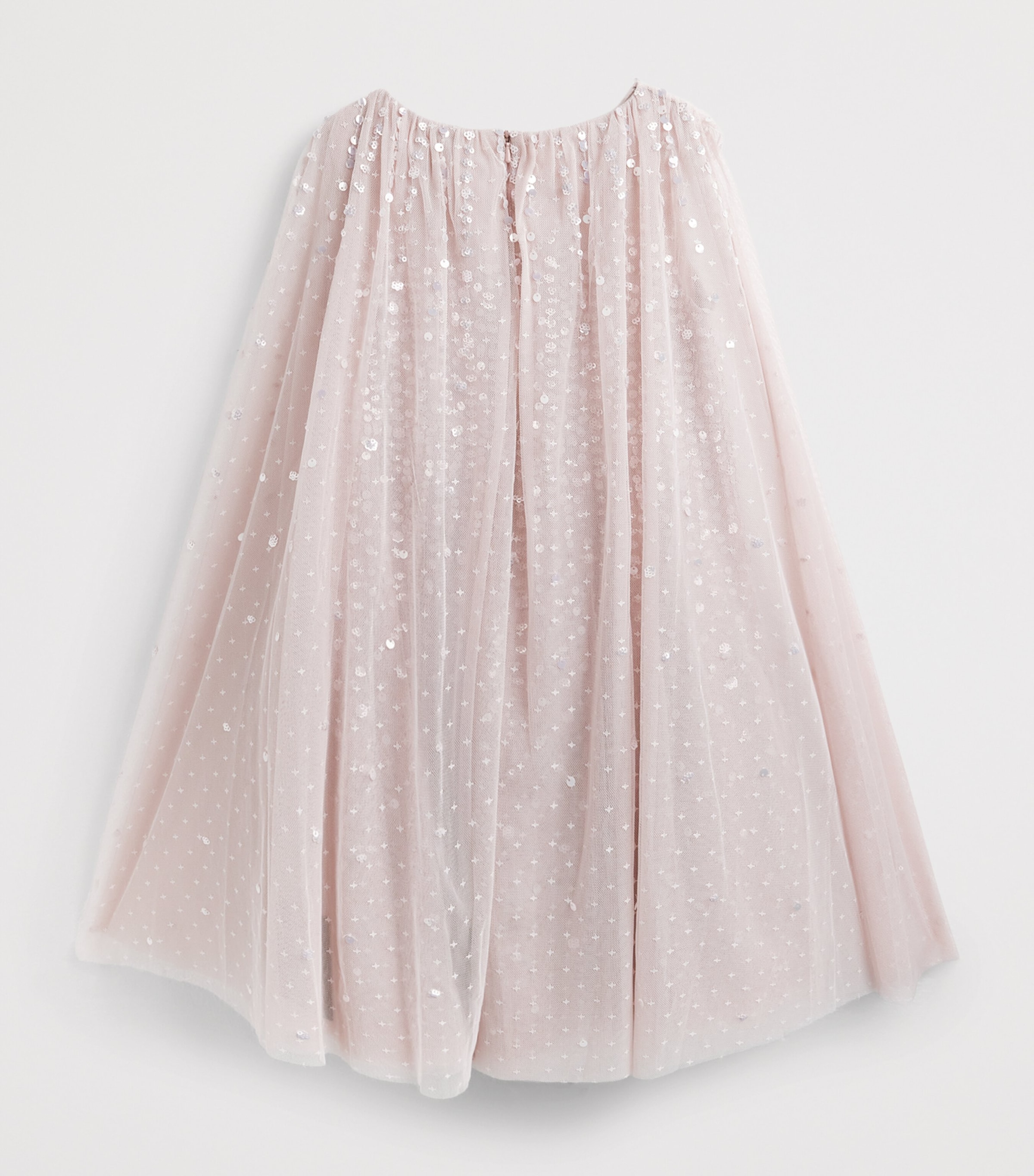 Needle & Thread Tulle Sequin Moonlight Cape Dress (8-12 Years) Lilac Heather Image 2