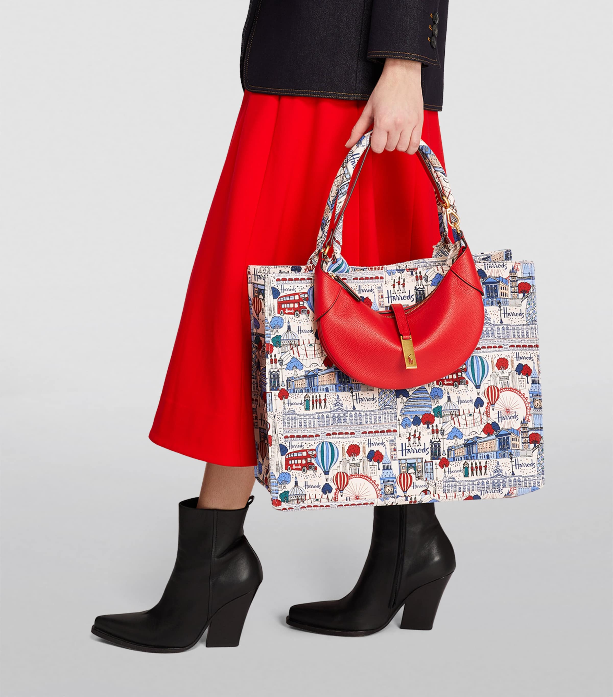 Harrods red bag online